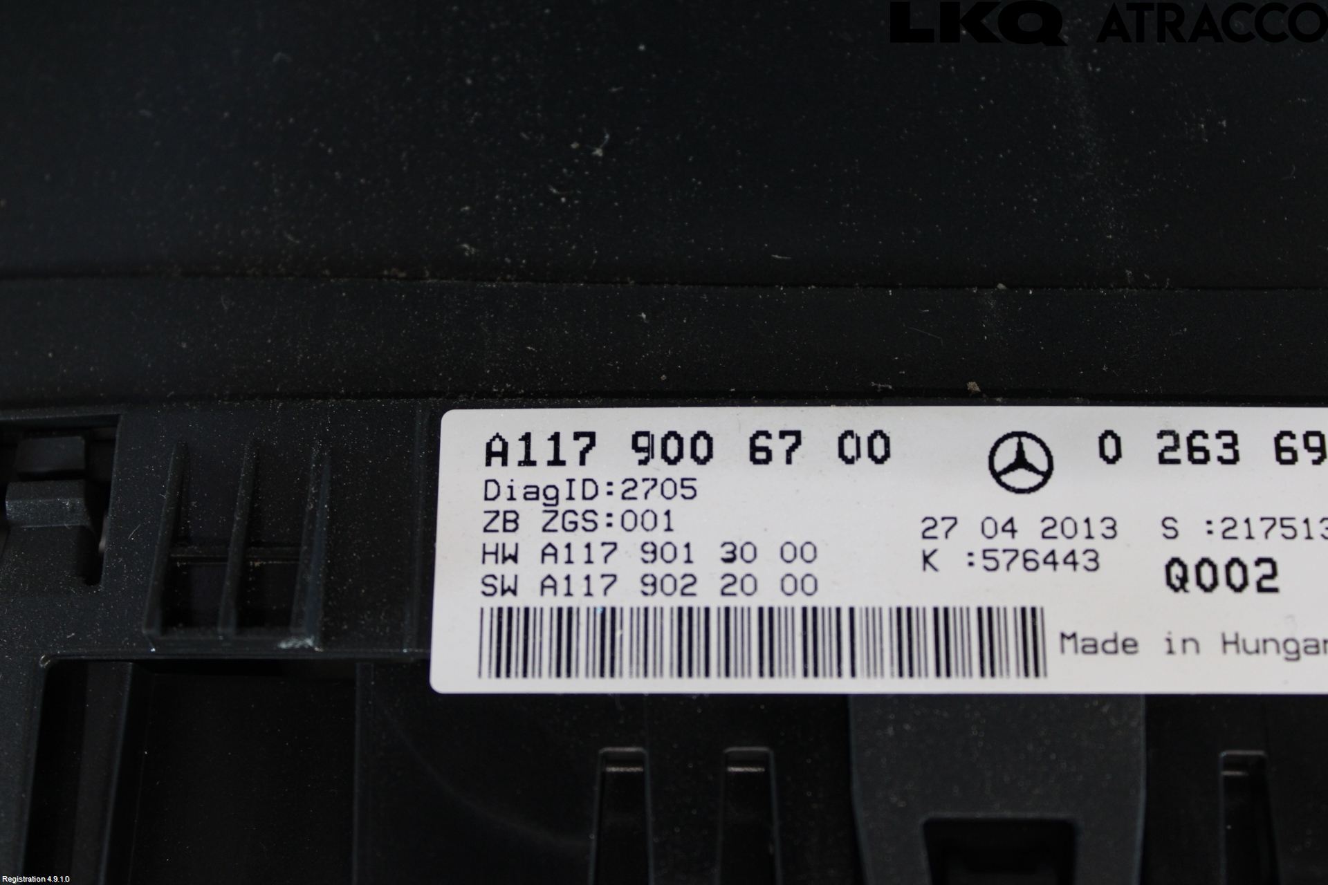 Mercedes-Benz MB CLA-KLASS (C117/X117) 13-19 Instrument Komb