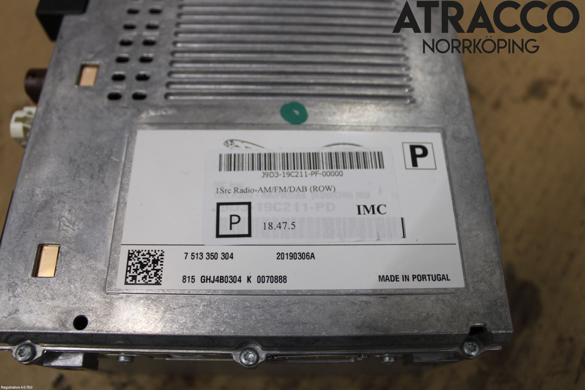 Jaguar I-PACE 18- Cd Radio - Multimediapanel