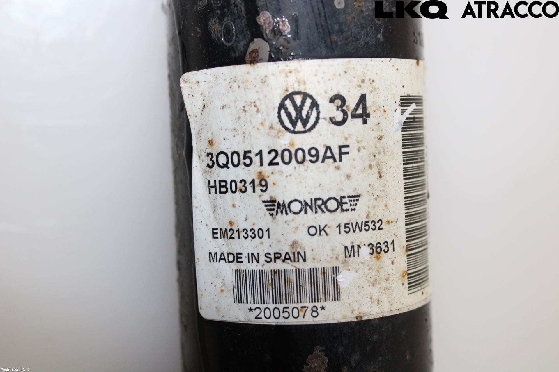 Skoda SUPERB 16-24 Stötdämpare Bak