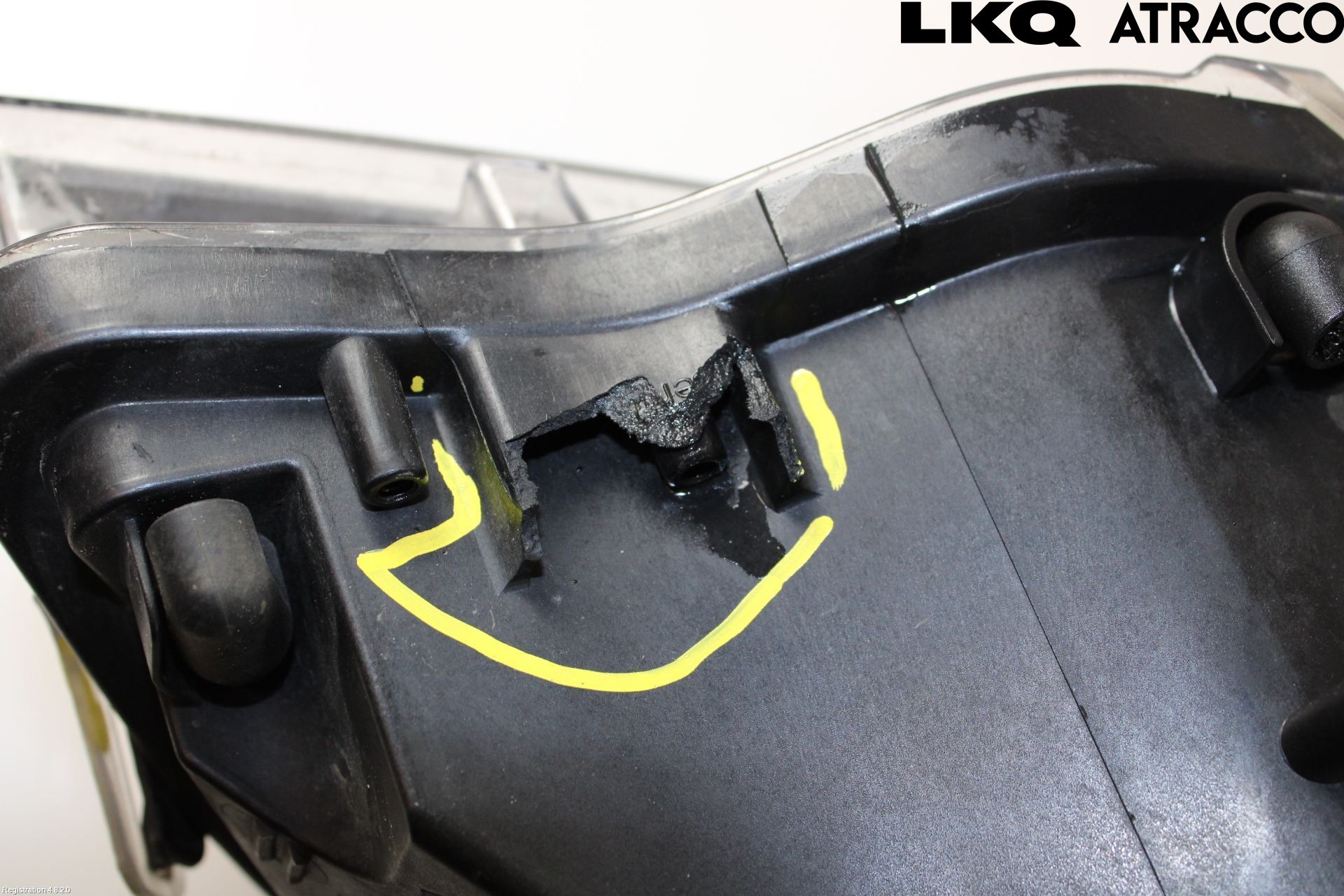 BMW X6 E71/E72   08-14 Strålkastare Vänster