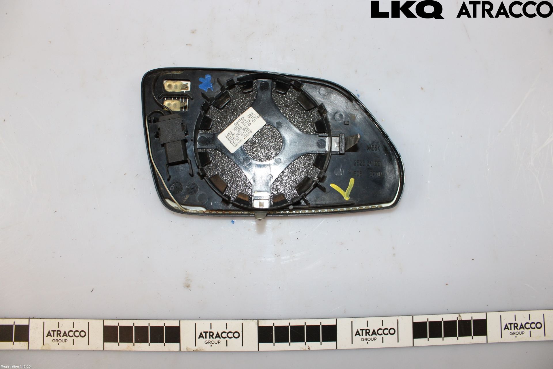 Skoda OCTAVIA (1Z) 05-13 Spegelglas Vä