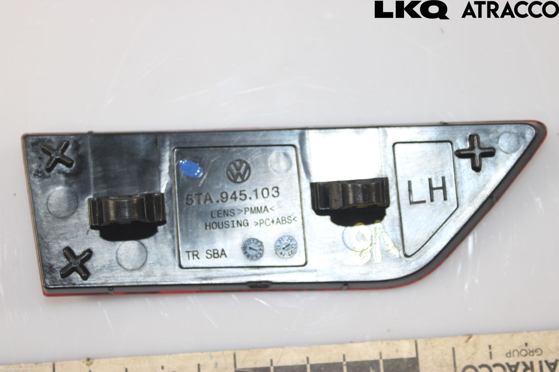 Volkswagen VW TOURAN 16- Dimljus/Reflex Bak