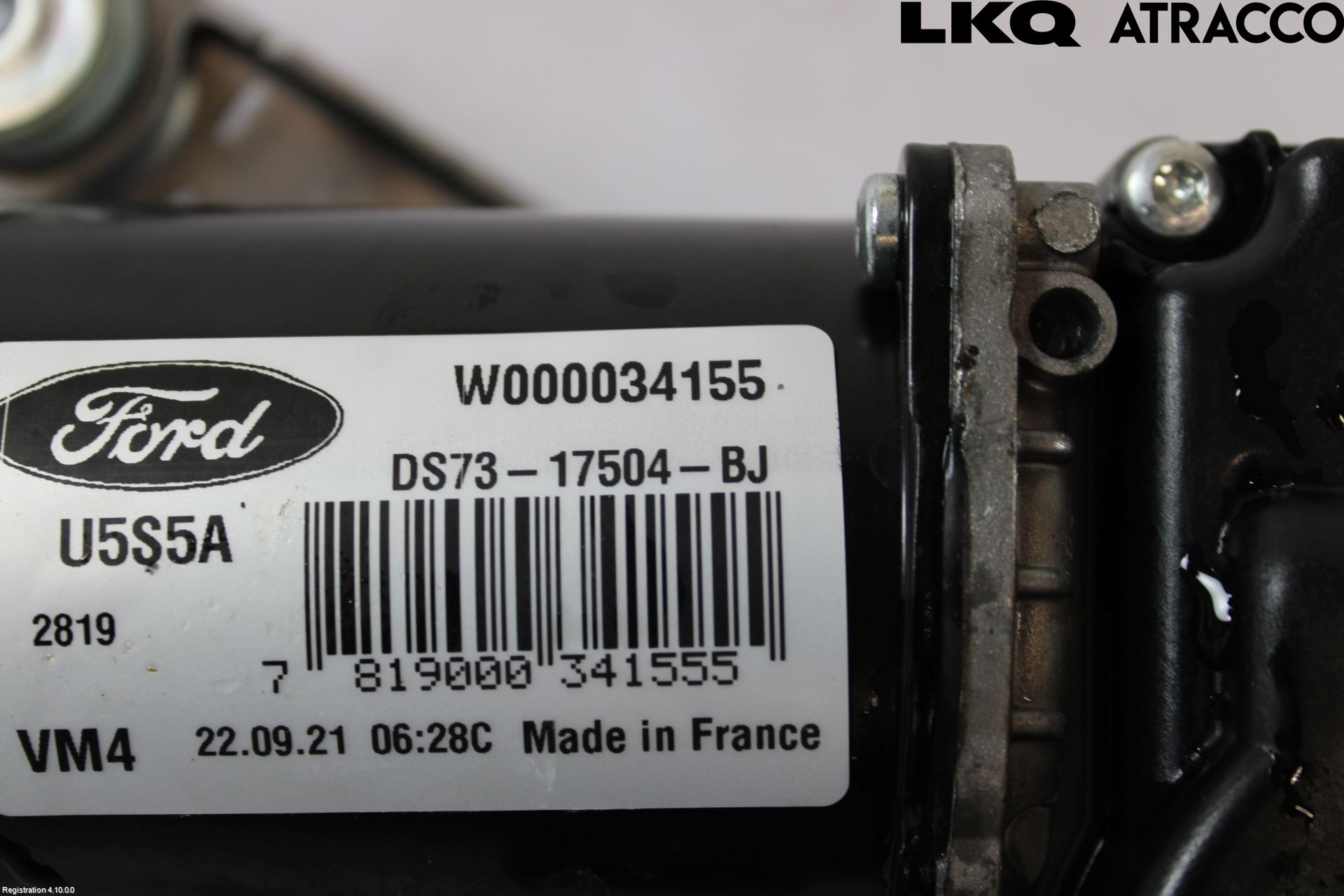 Ford MONDEO 15-22 Torkarmotor Vindruta