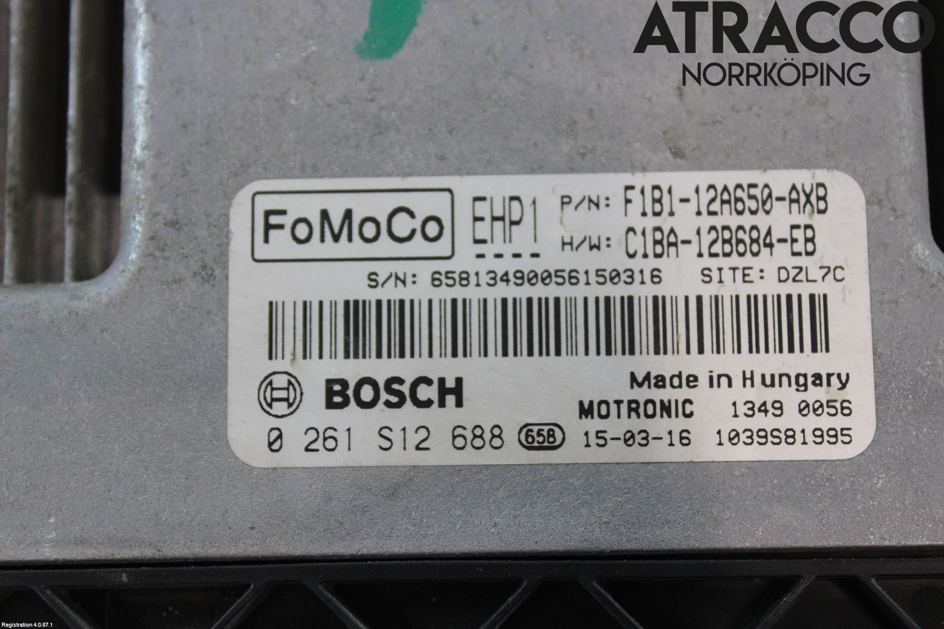 Ford FIESTA 13-17 Styrenhet Insprut Bensin