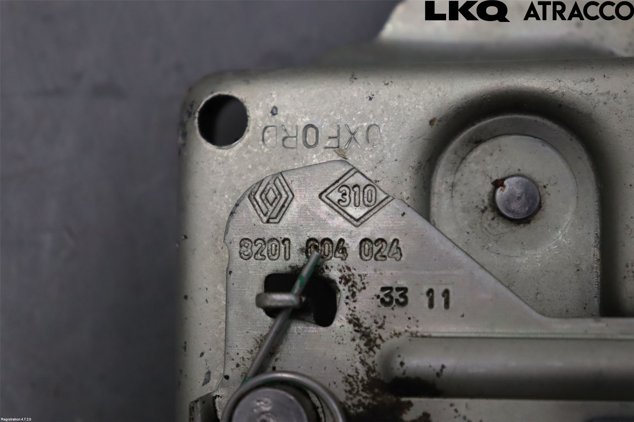 Renault CLIO III  09-12 Huvlås