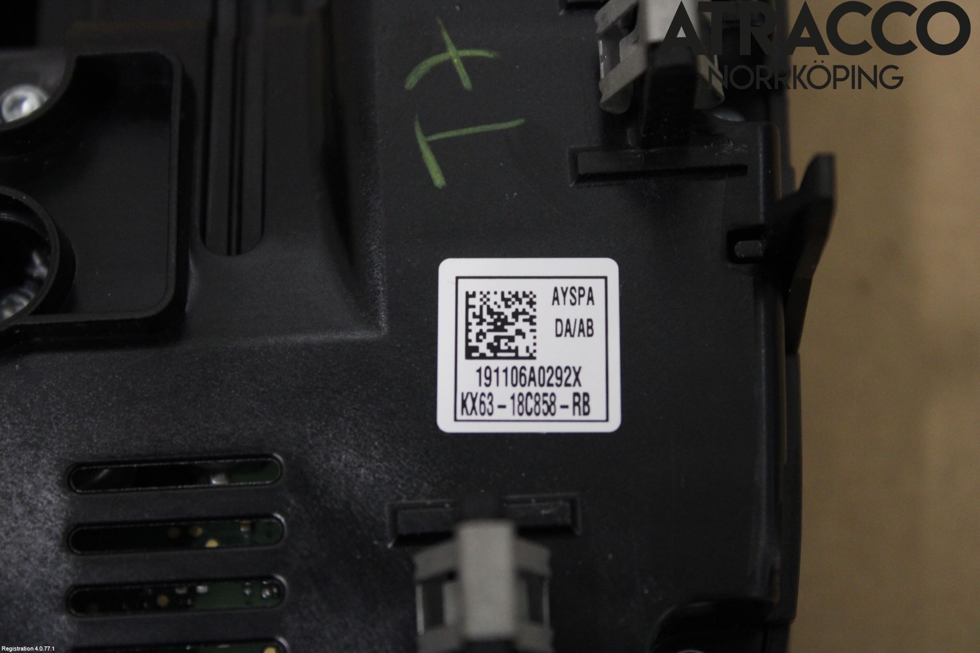 Jaguar F-PACE Värmereglage