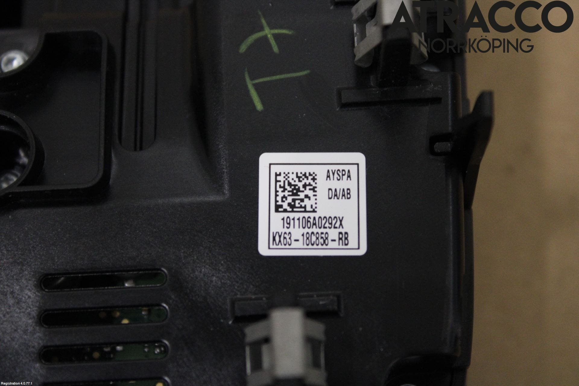 Jaguar F-PACE Värmereglage