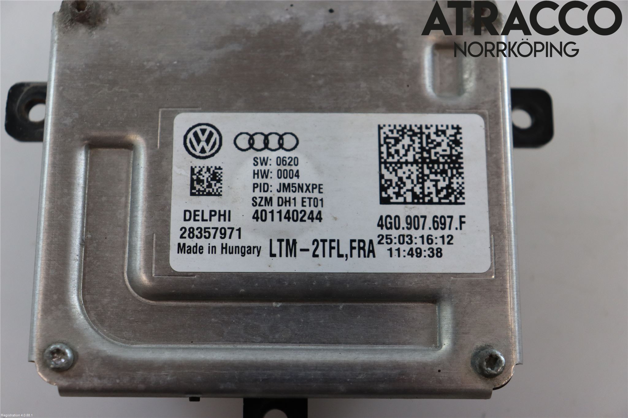 Volkswagen VW PASSAT 15-19 Styrenhet Strålkastare