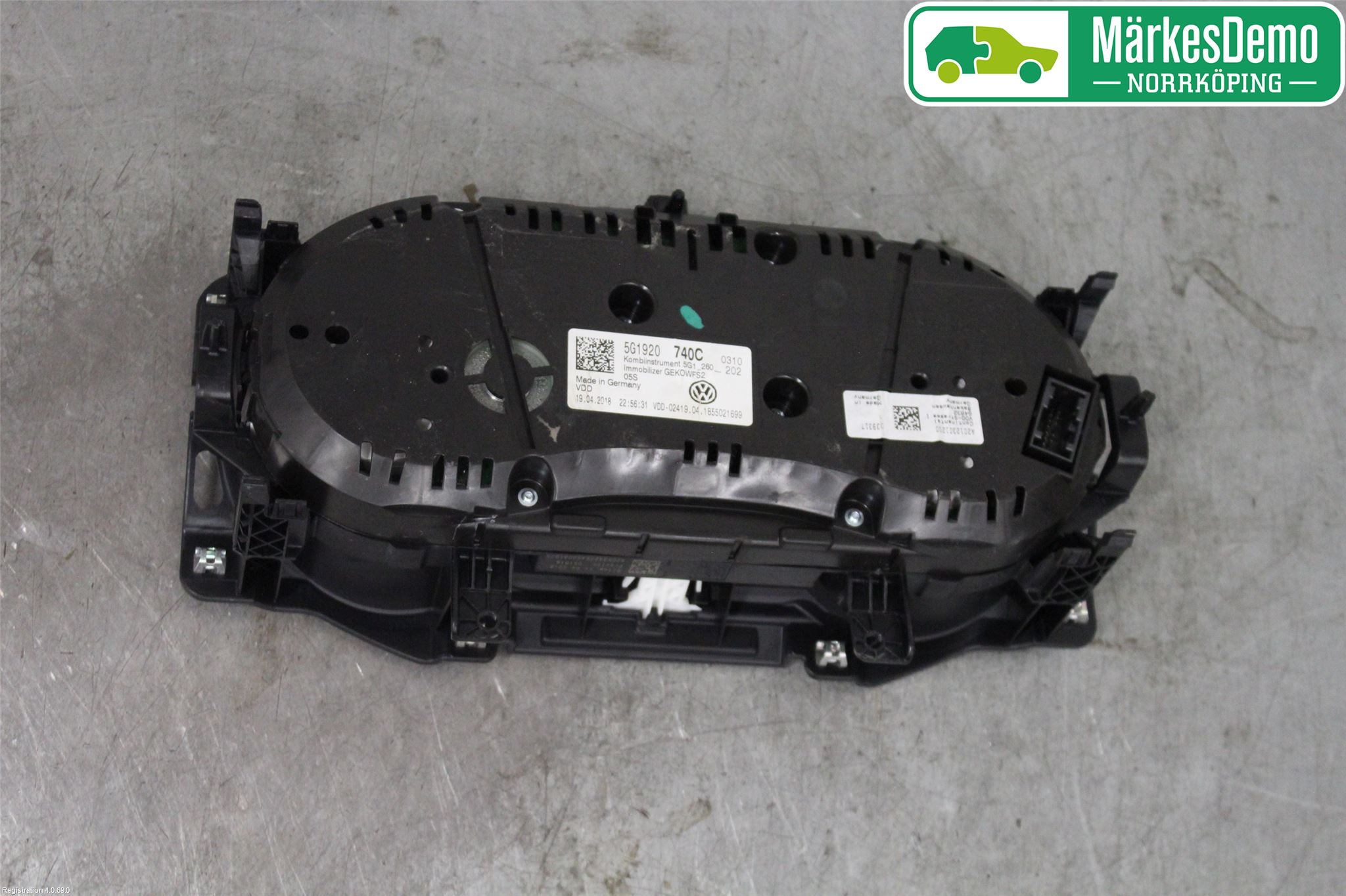 Volkswagen VW GOLF / E-GOLF VII 13-20 Instrument Komb