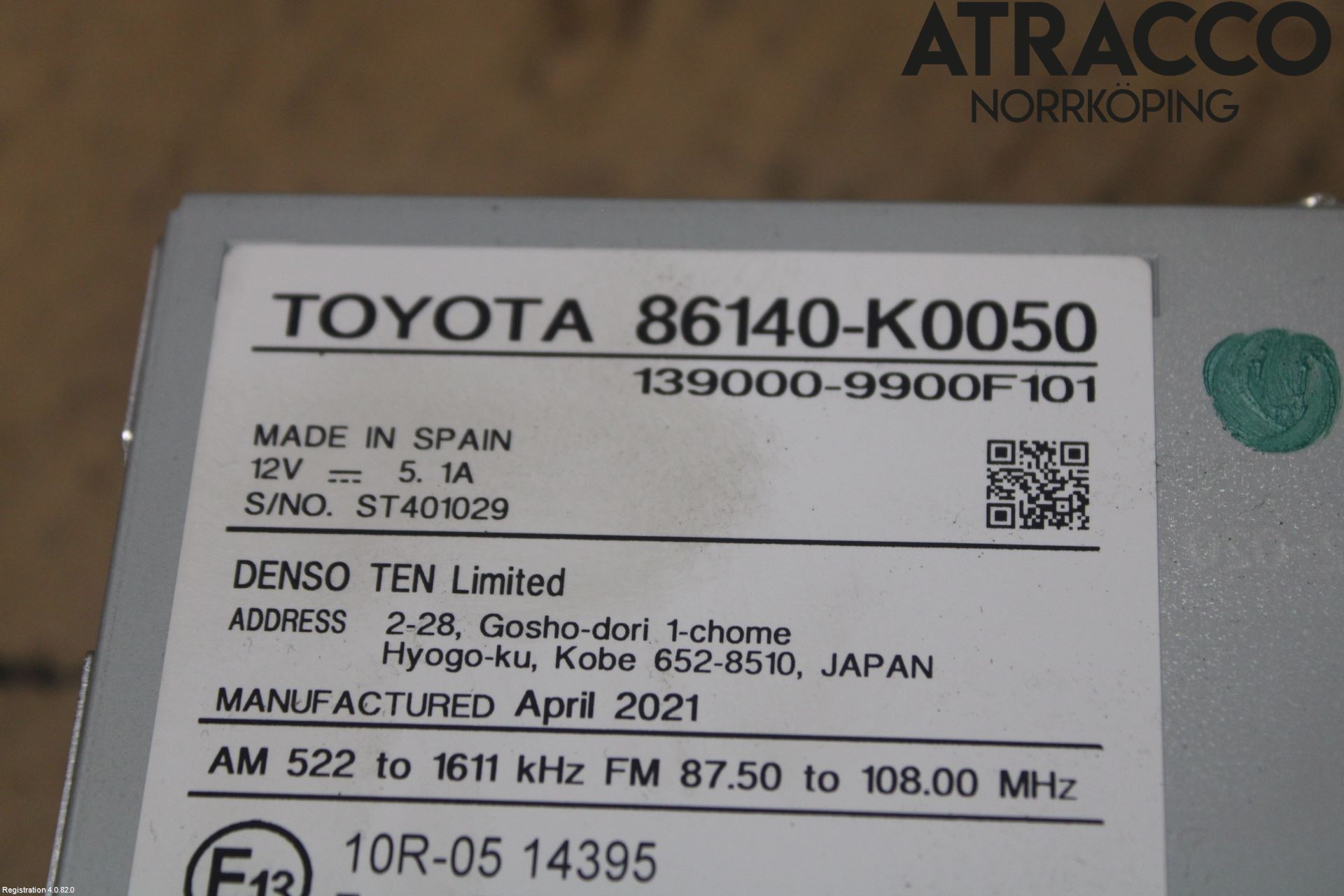 Toyota YARIS XP21 20- Cd Radio - Multimediapanel