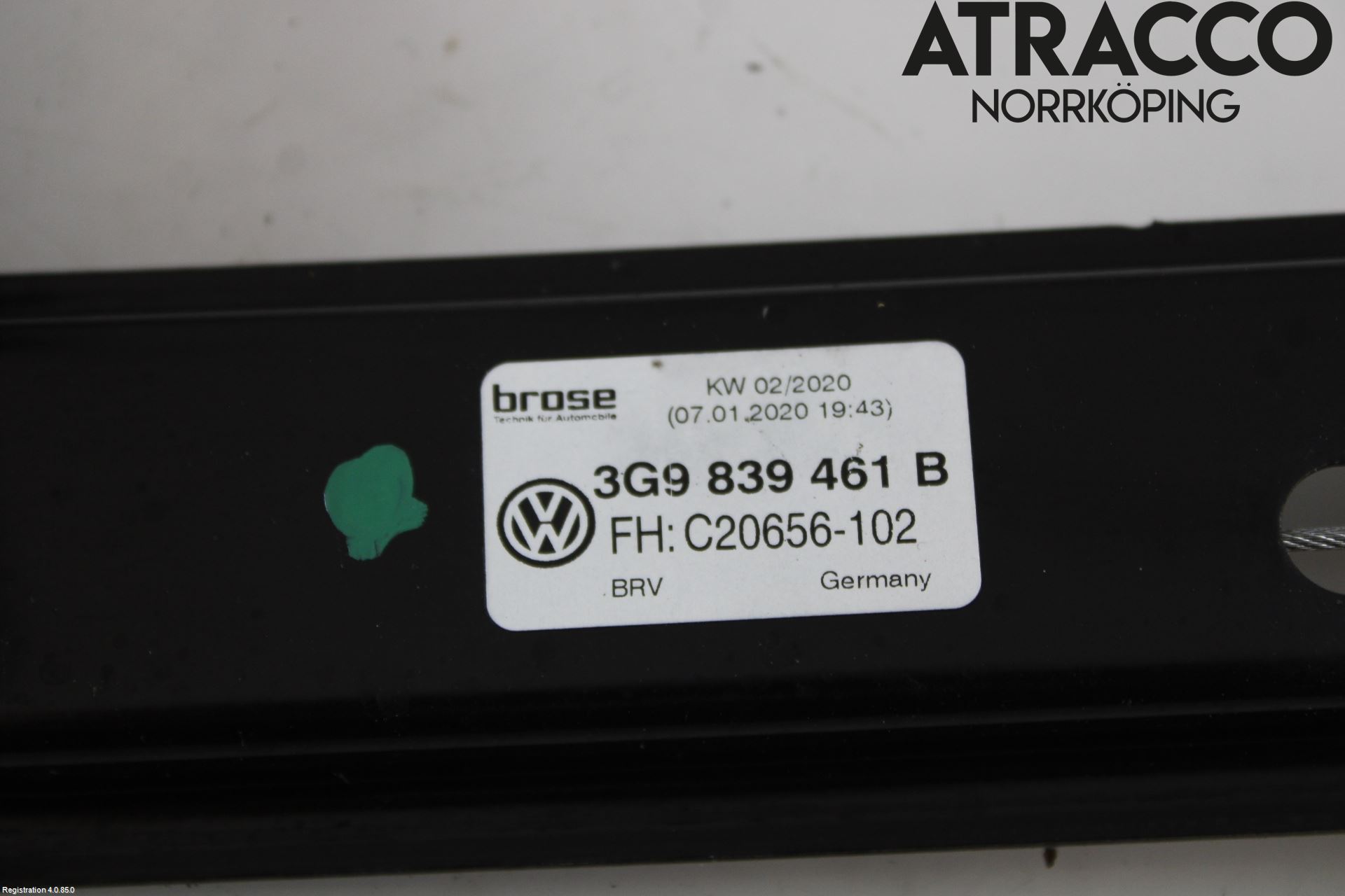 Volkswagen VW PASSAT 15-19 Fönsterhiss El Kompl