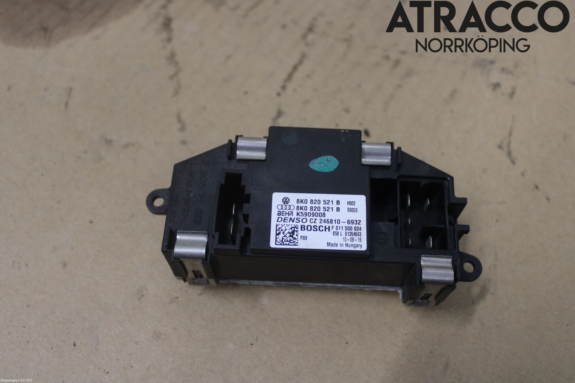 Audi A4/S4 08-11 Värmefläktsmotstånd