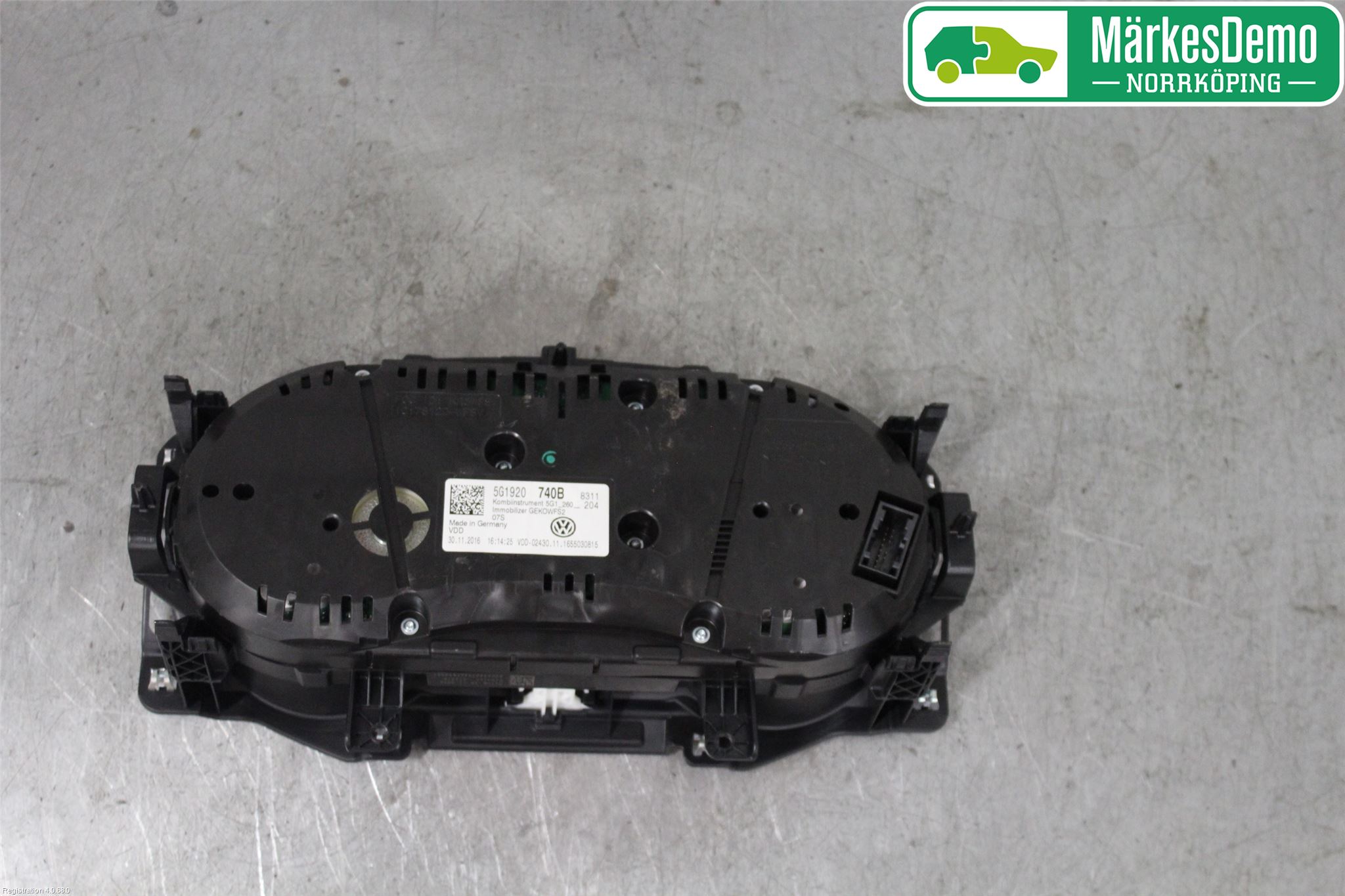 Volkswagen VW GOLF / E-GOLF VII 13-20 Instrument Komb