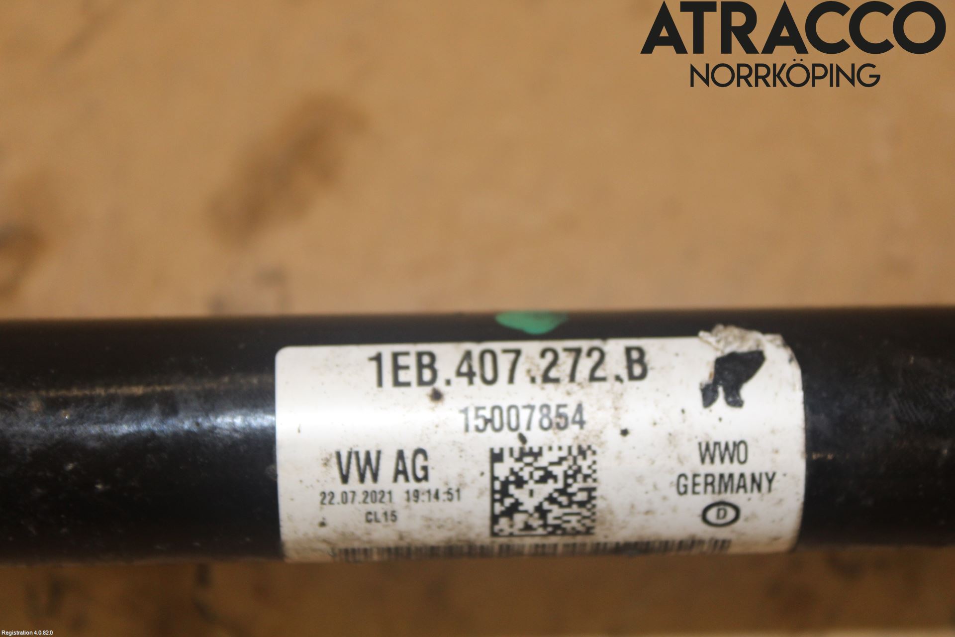 Volkswagen VW ID.4 21- Drivaxel Fram Höger