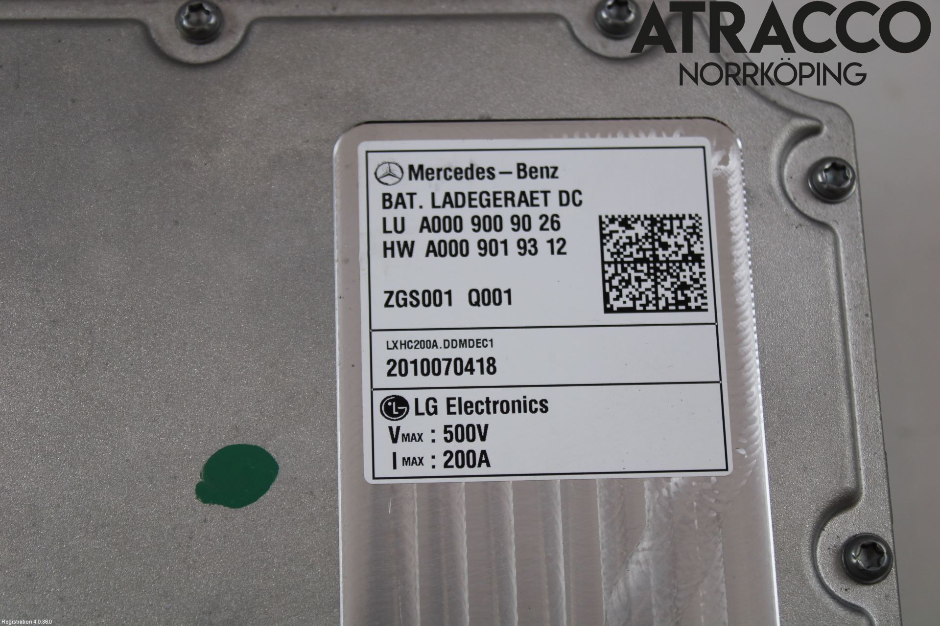 Mercedes-Benz MB EQC (N293) 20- Batteriladdare Högspänning