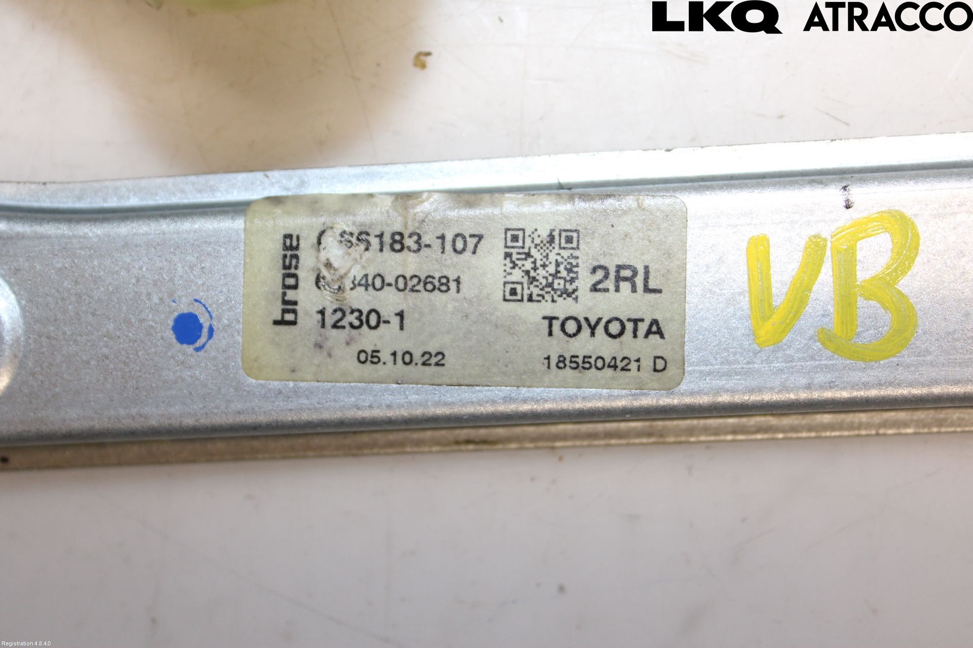 Toyota COROLLA 19- Fönsterhiss El Kompl