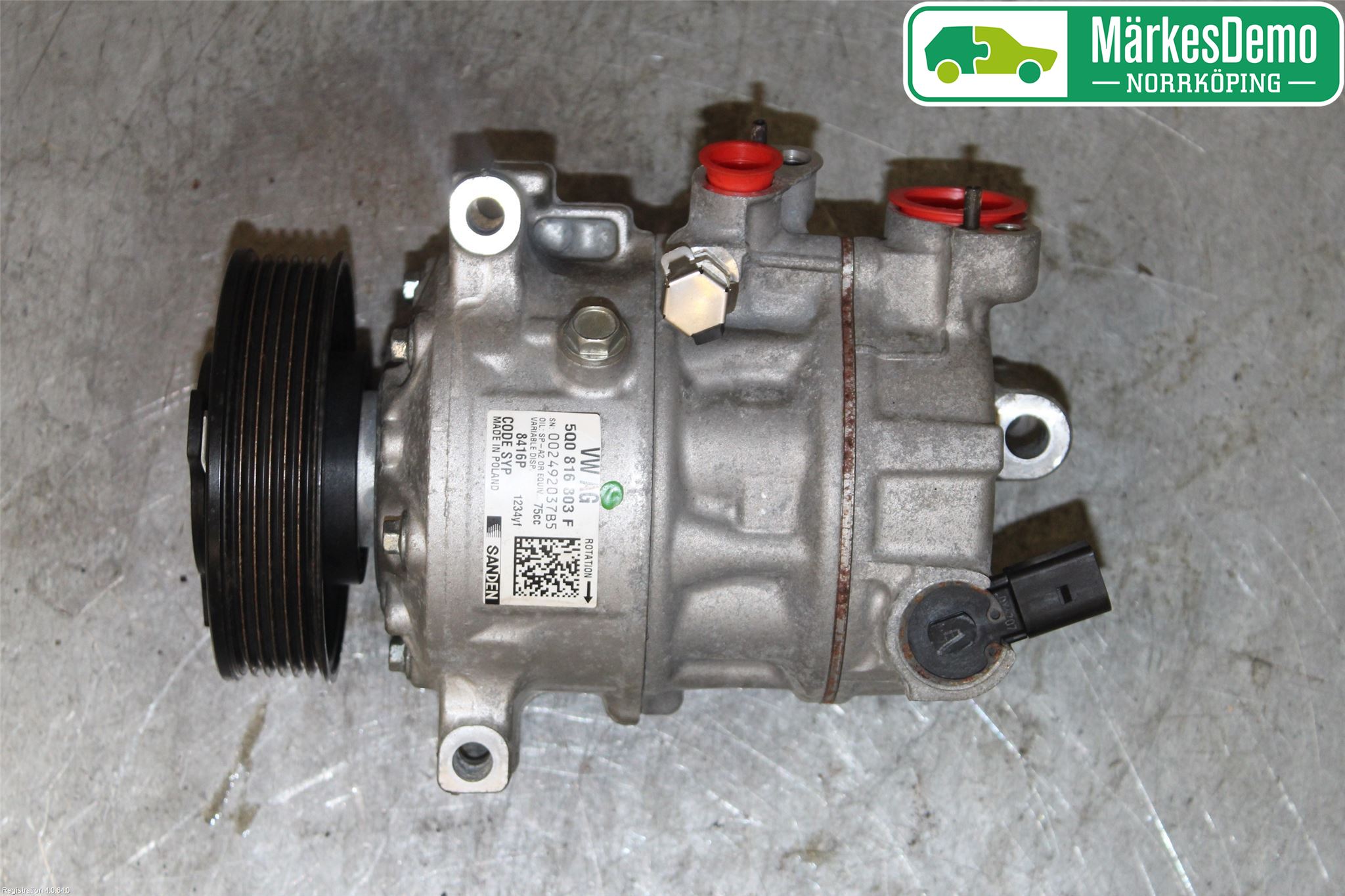 Volkswagen VW GOLF / E-GOLF VII 13-20 Ac Kompressor