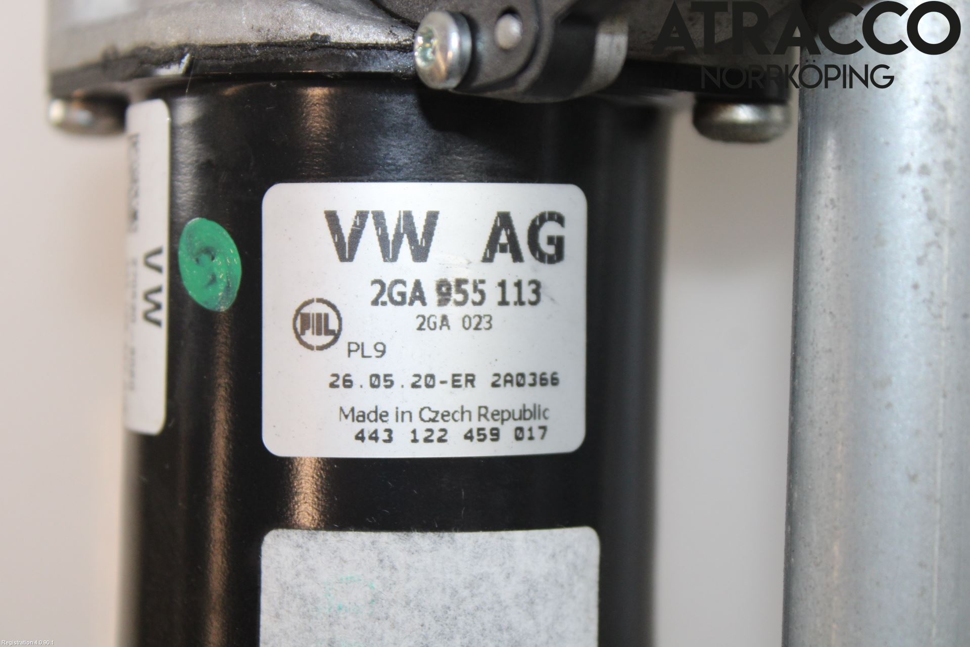 Volkswagen VW T-ROC 18- Torkarmekanism Vindruta