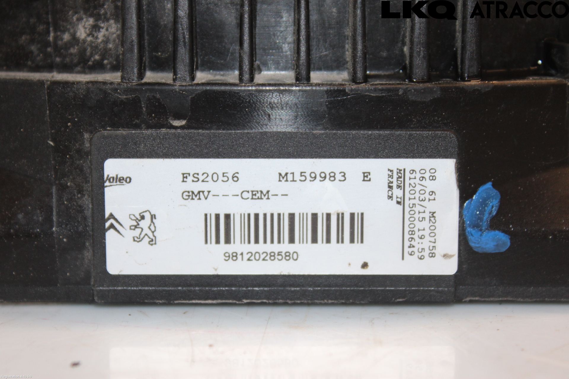 Citroen C4 CACTUS 14-20 Kylfläkt El