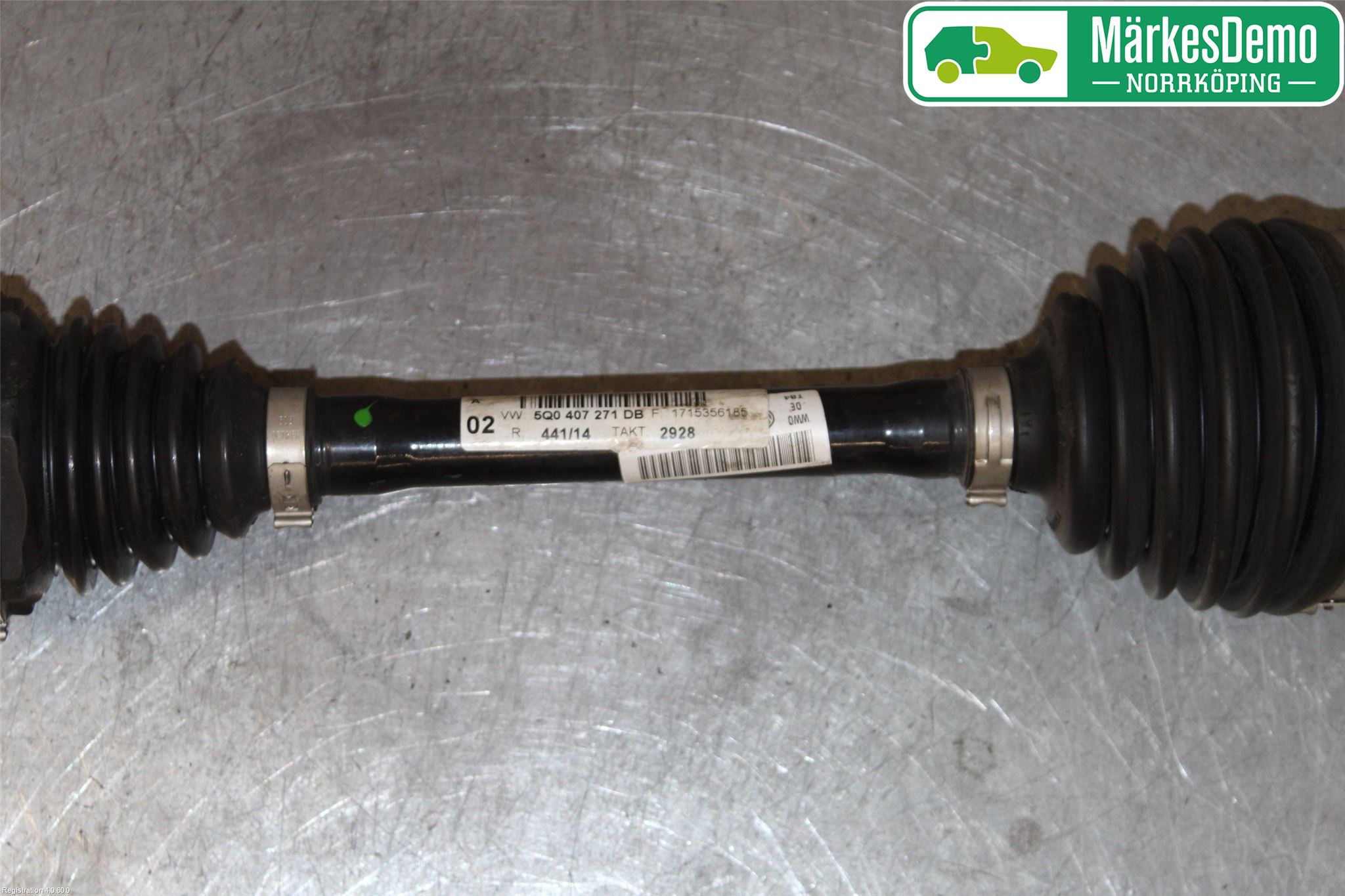 Volkswagen VW GOLF / E-GOLF VII 13-20 Drivaxel Fram Vänster