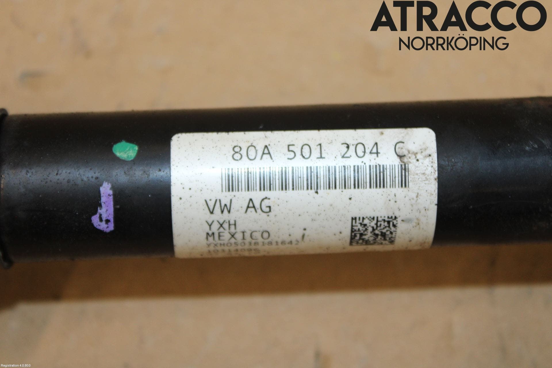 Audi Q5/SQ5 17- Drivaxel Bak Höger