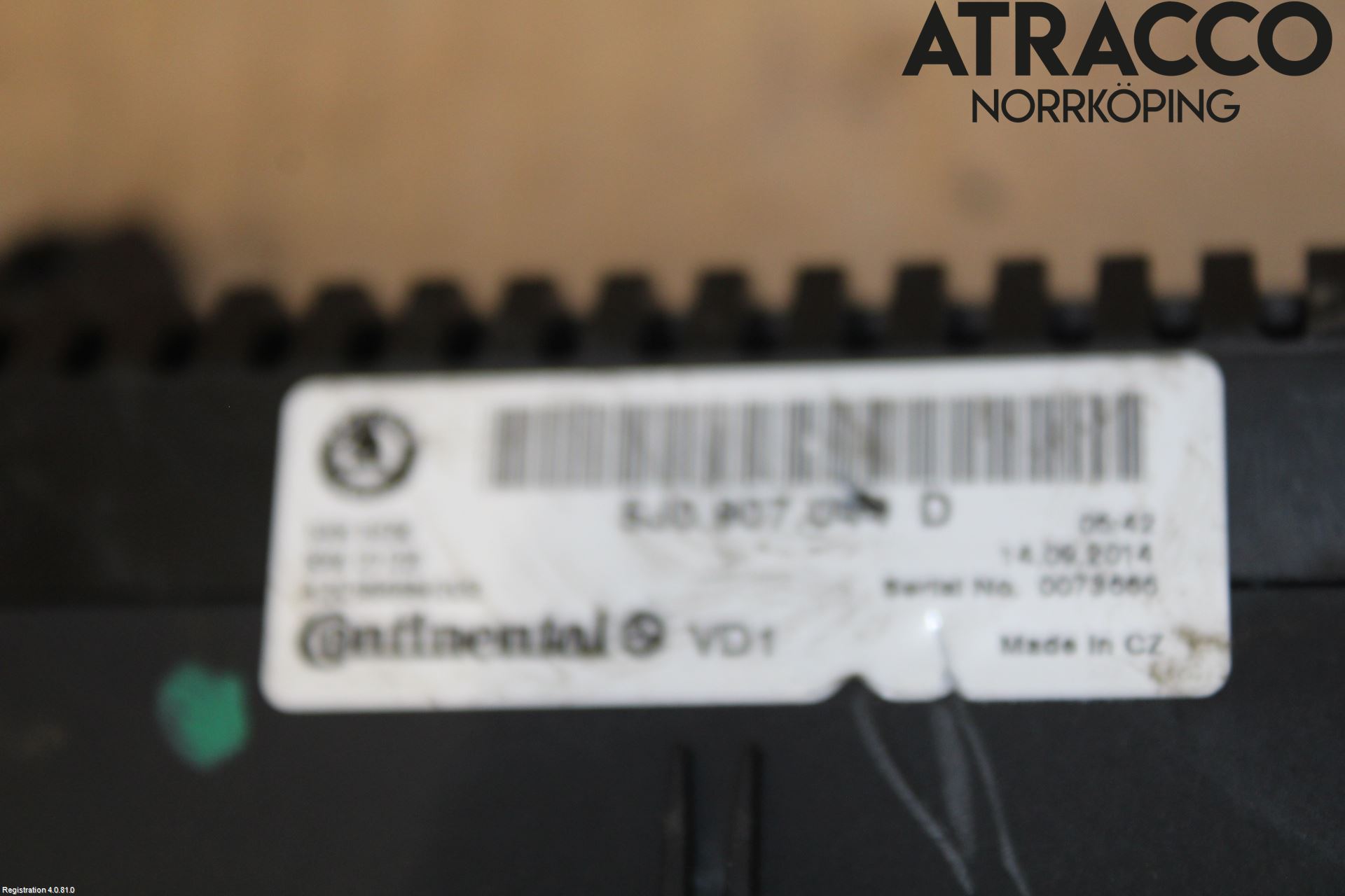 Skoda FABIA 07-14 Värmereglage