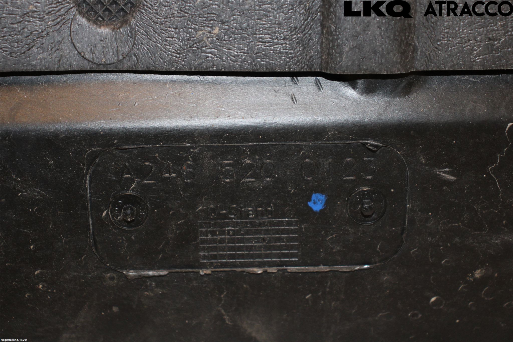 Mercedes-Benz MB B-KLASS (W246/W242) 12-19 Hasplåt Plåt-Plast