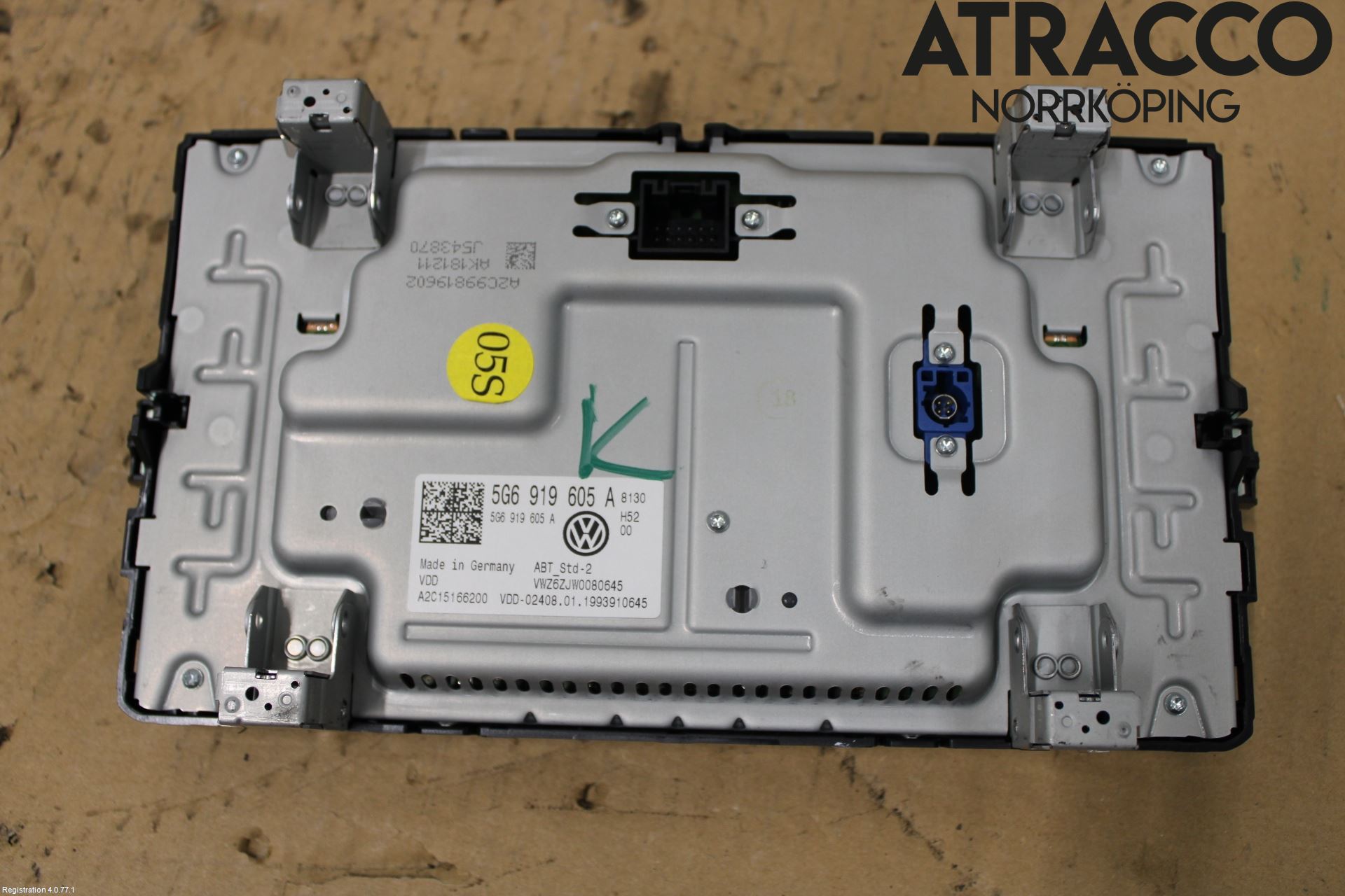 Volkswagen VW T-ROC 18- Multifunktionsdisplay