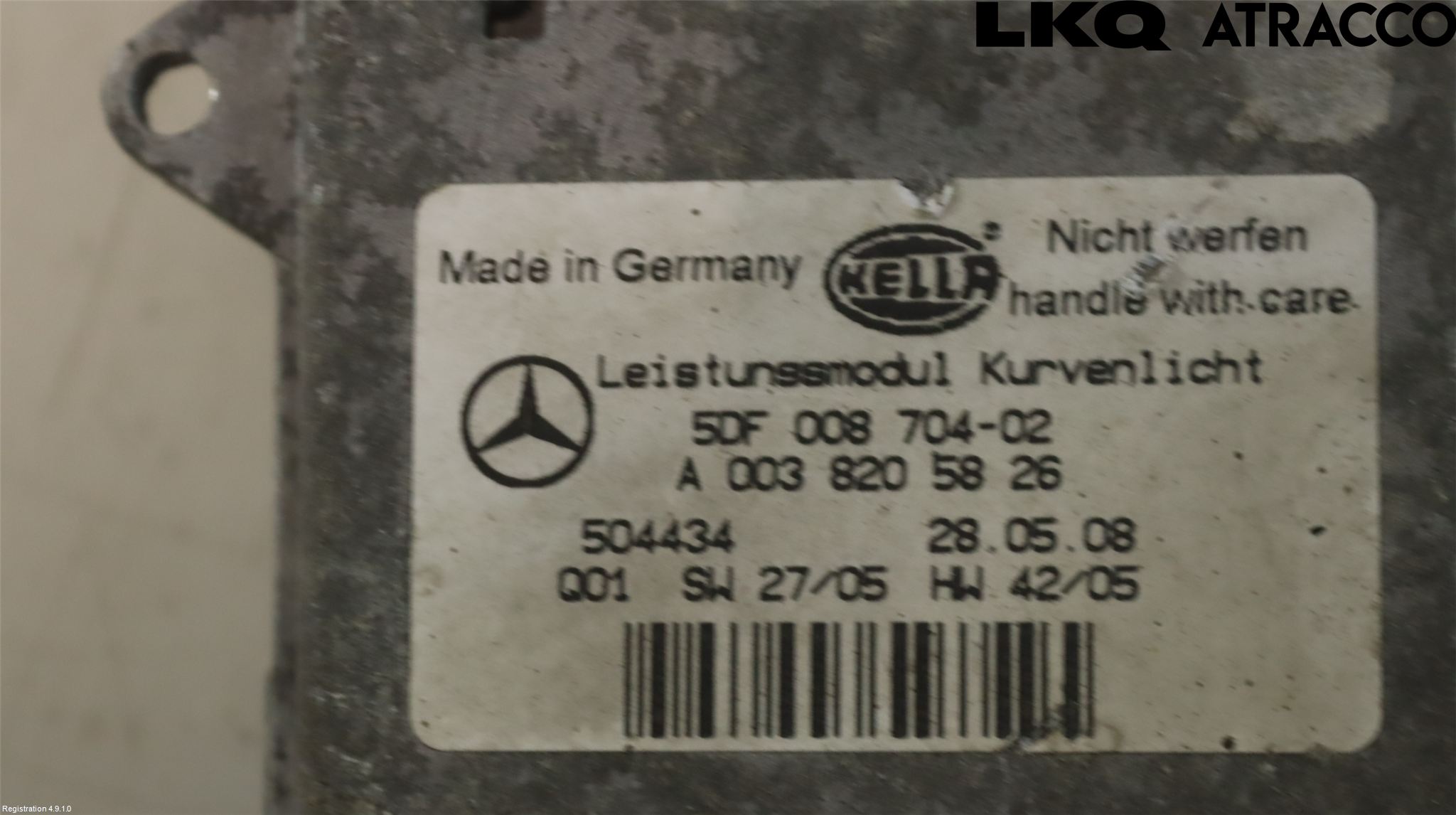 Mercedes-Benz MB CLS (C219) 03-11 Styrenhet Strålkastare