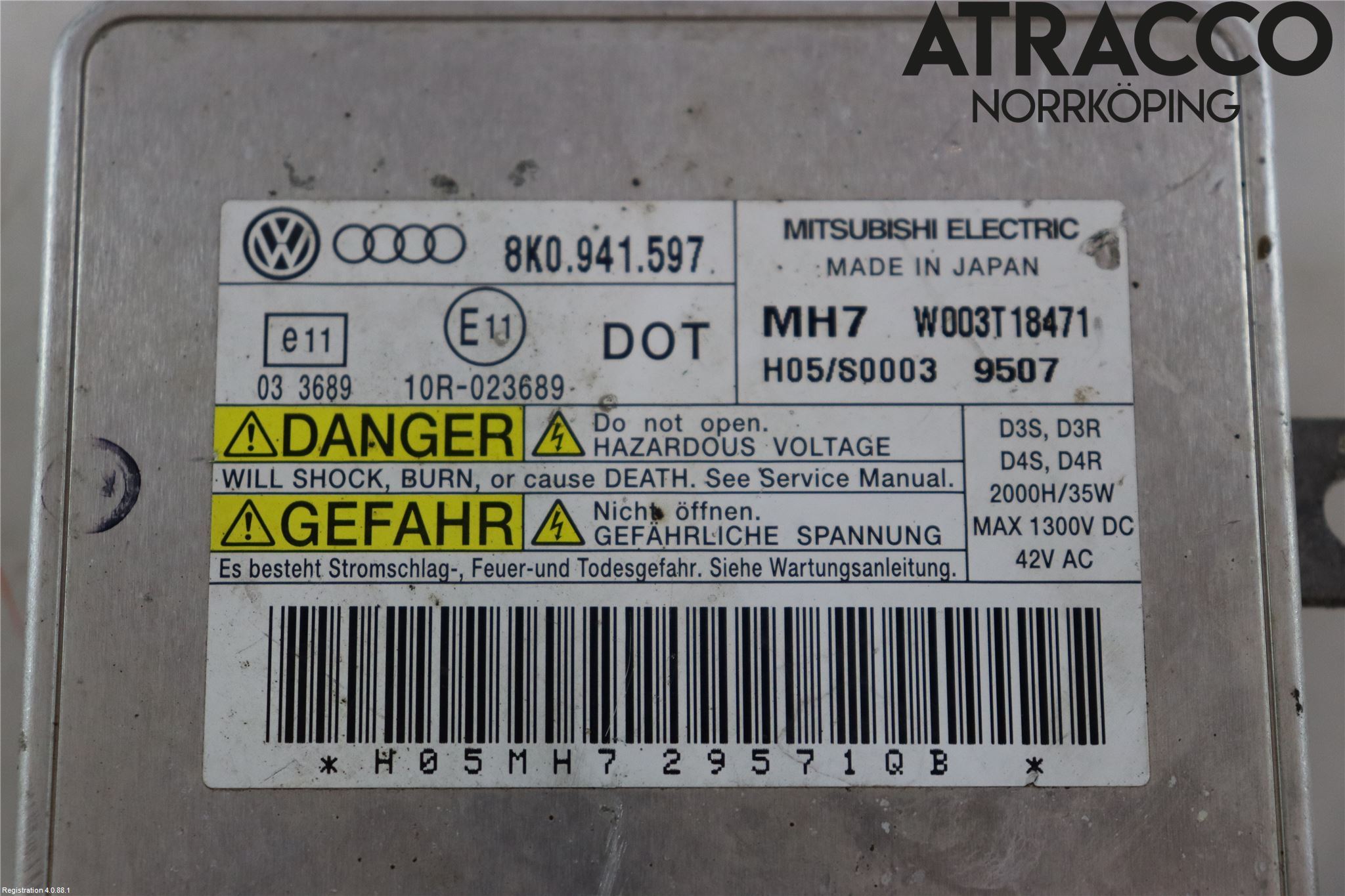 Audi ALLROAD 06-11 Styrenhet Strålkastare