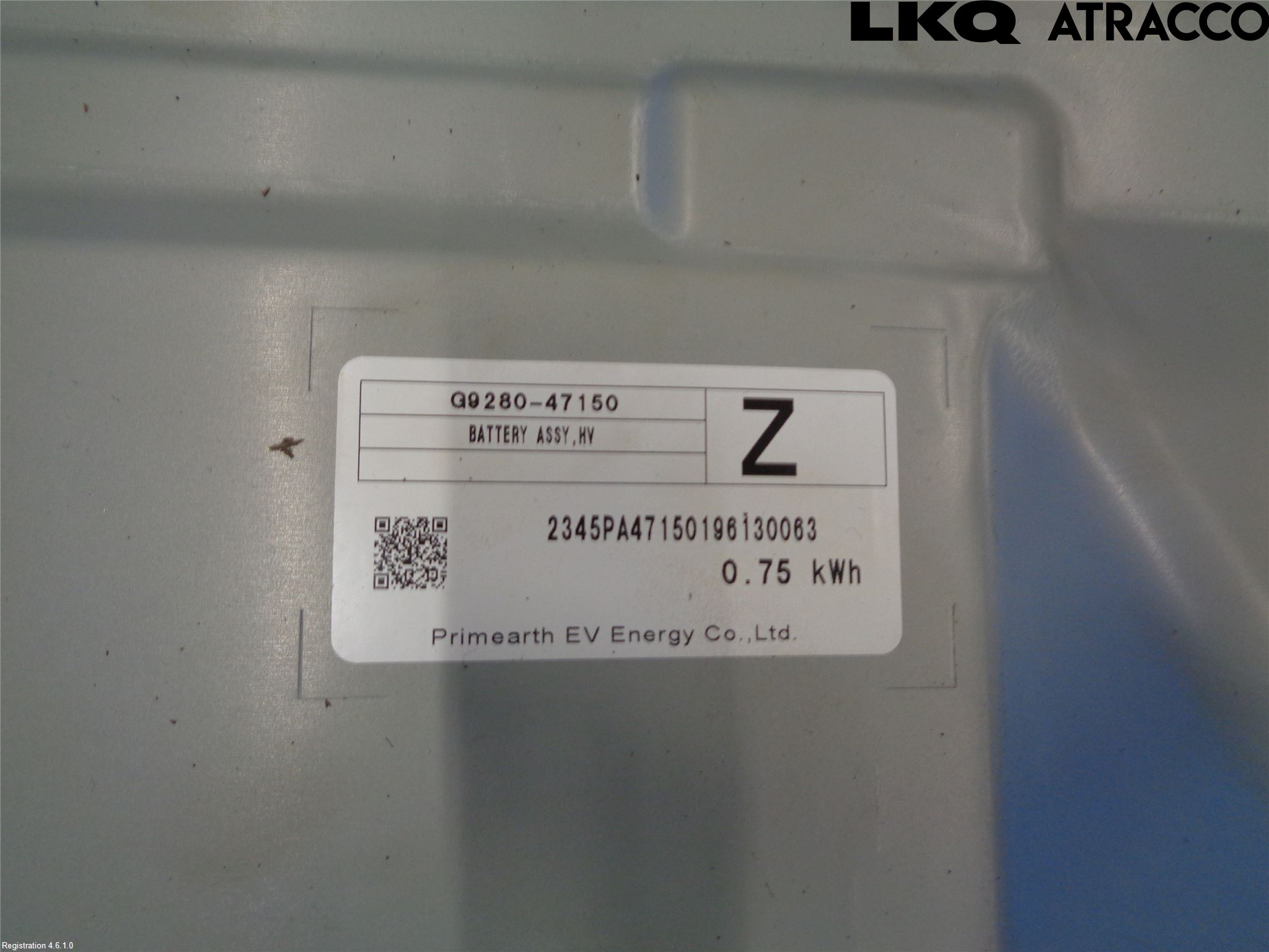 Toyota COROLLA 19- Batteri Högspänning