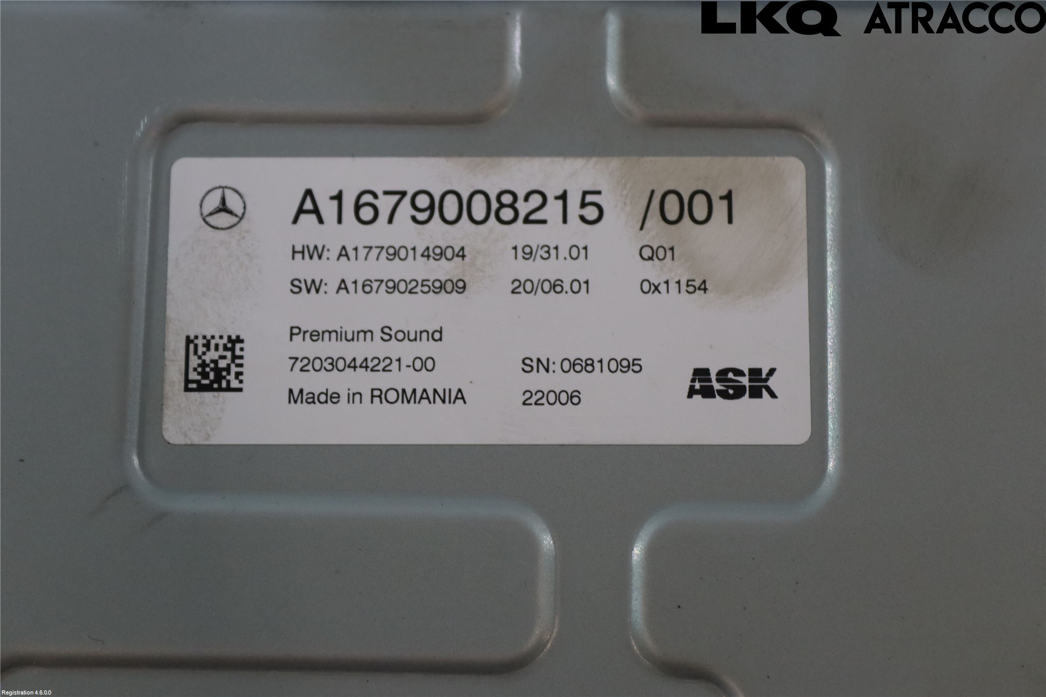Mercedes-Benz MB GLE-KLASS (W167/V167/C167) 19- Radio-Stereo Förstärkare