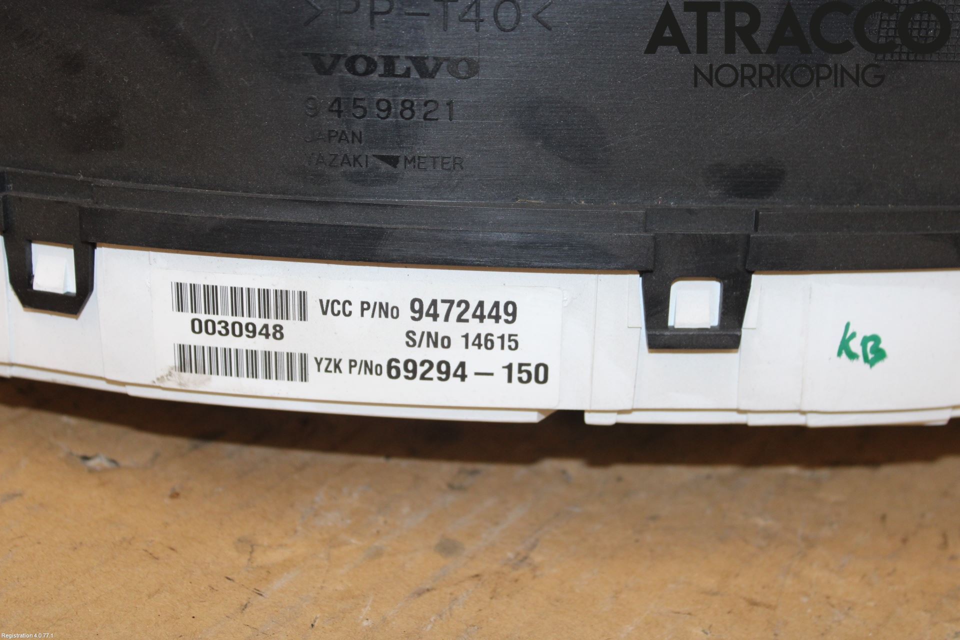 Volvo S80 99-03 Instrument Komb