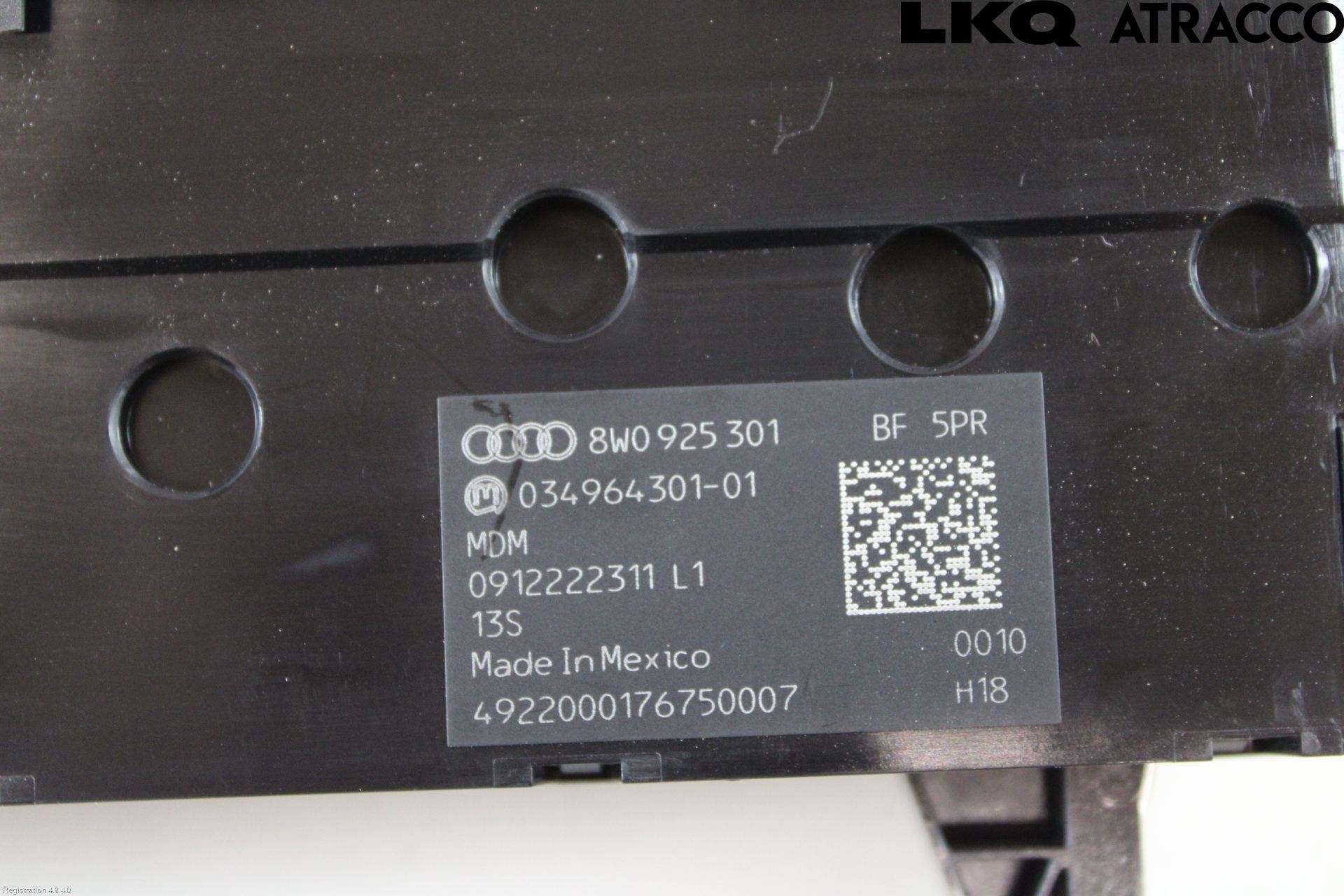 Audi A4/S4 B9 20- Strömställare Multifunktion