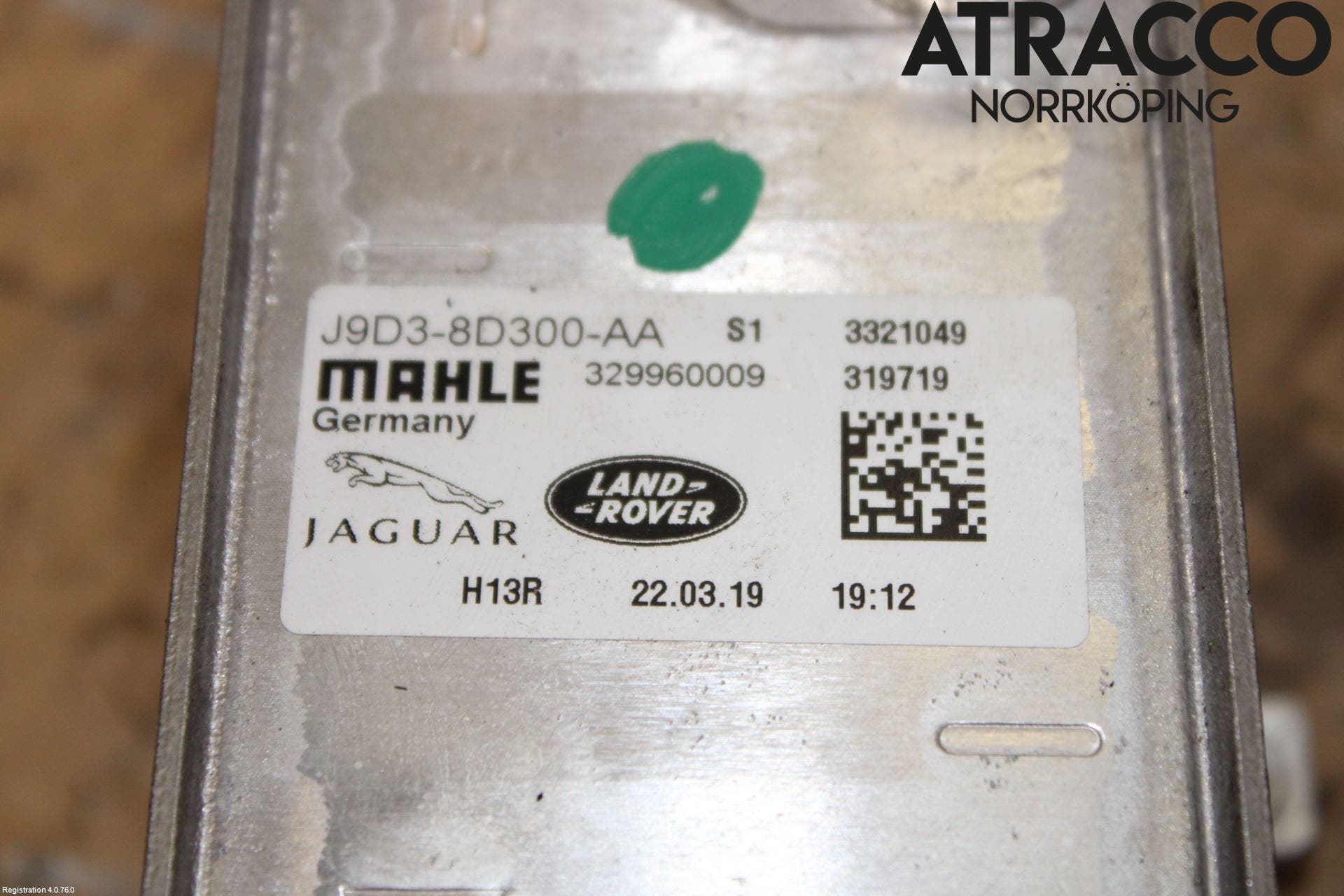 Jaguar I-PACE 18- Värmekammare-Växlare