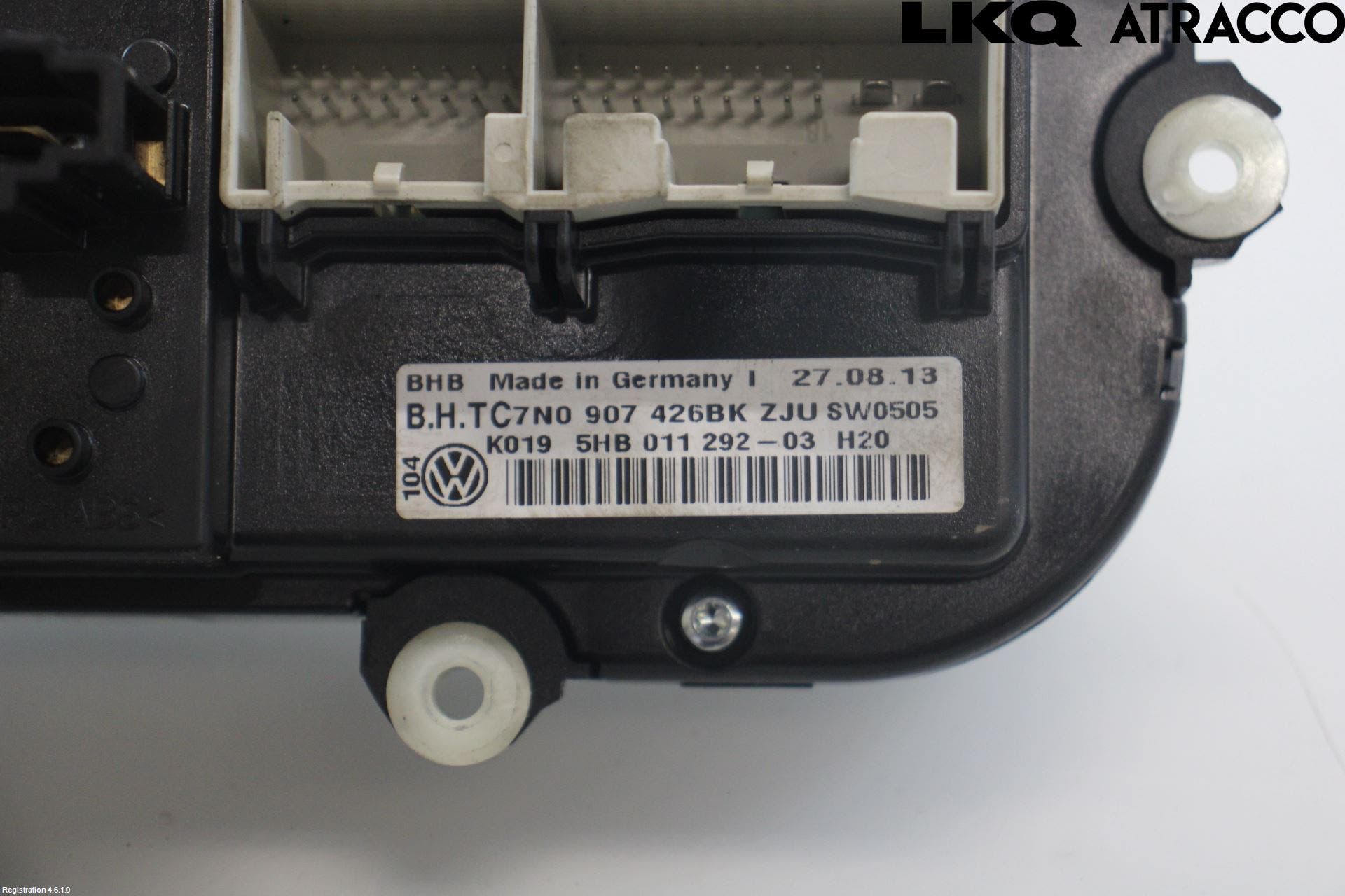 Volkswagen VW CADDY 11-15 Värmereglage