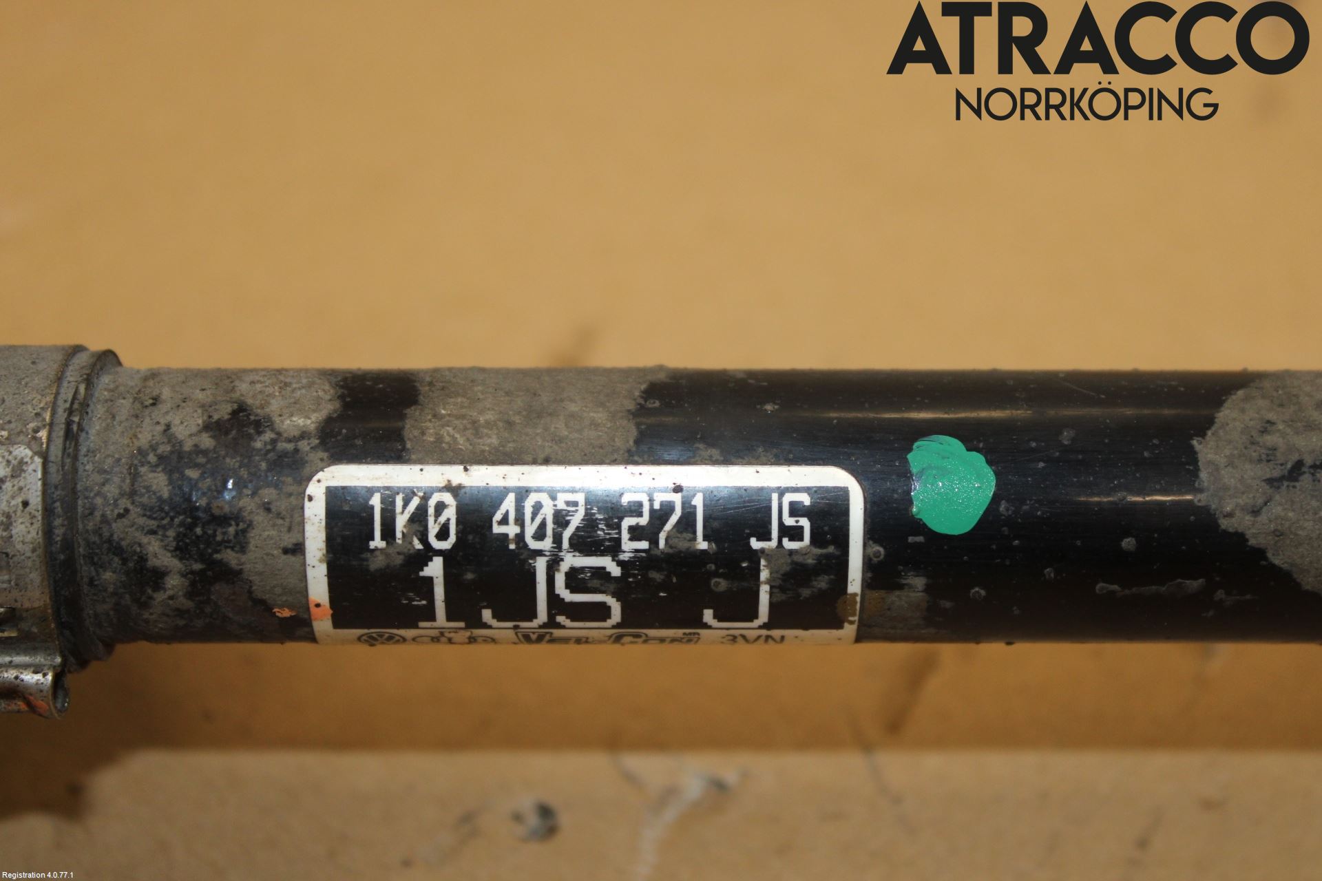 Volkswagen VW GOLF VI 09-13 Drivaxel Fram Vänster