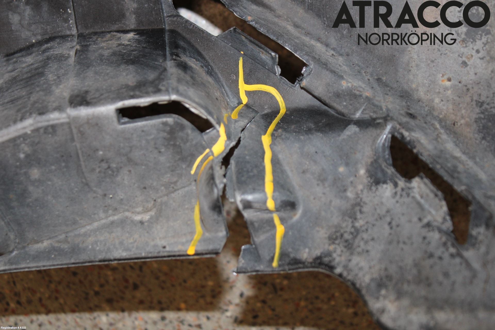 Ford FIESTA 09-12 Stötfångarbeklädnad Bak