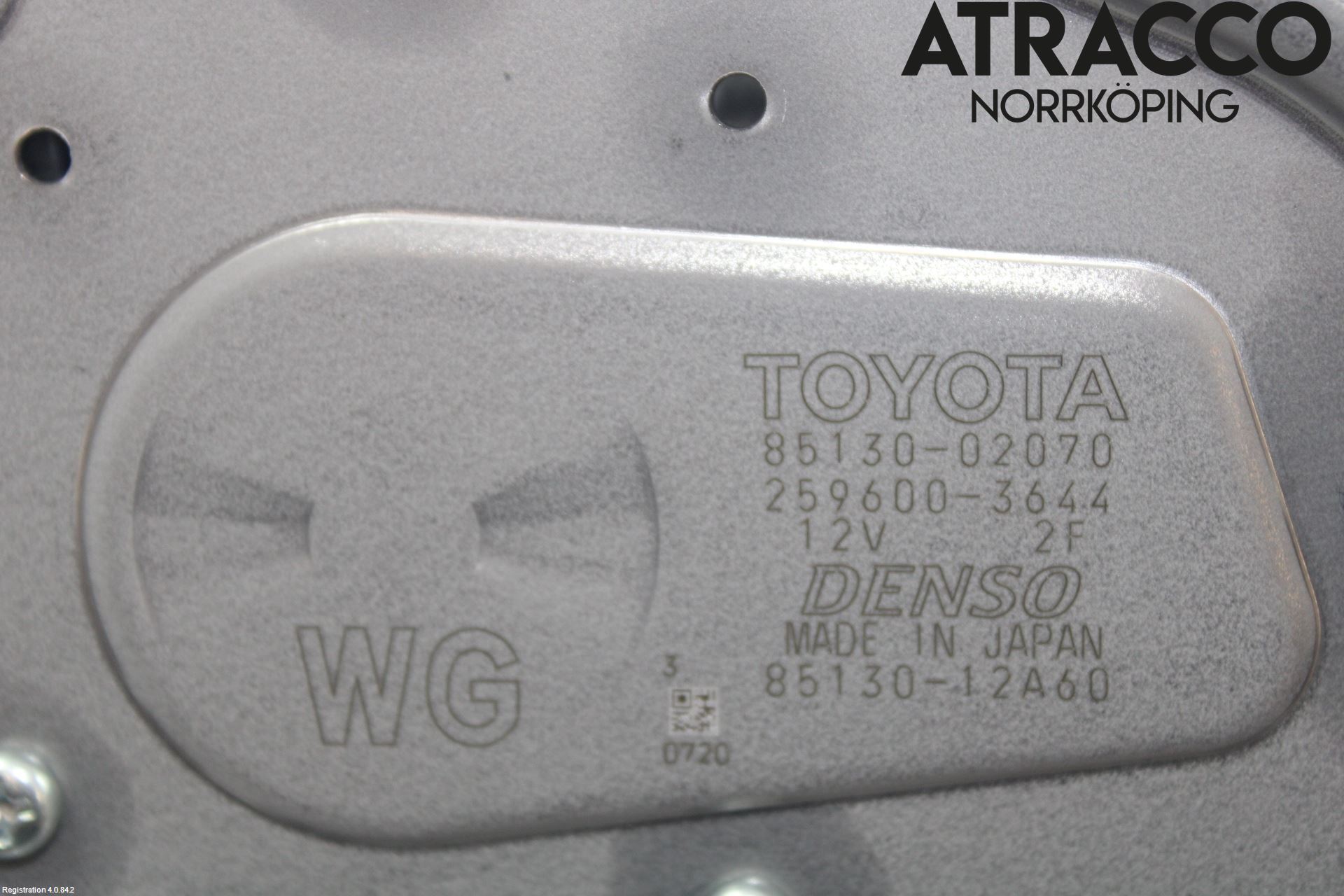Toyota COROLLA 19- Torkarmotor Baklucka