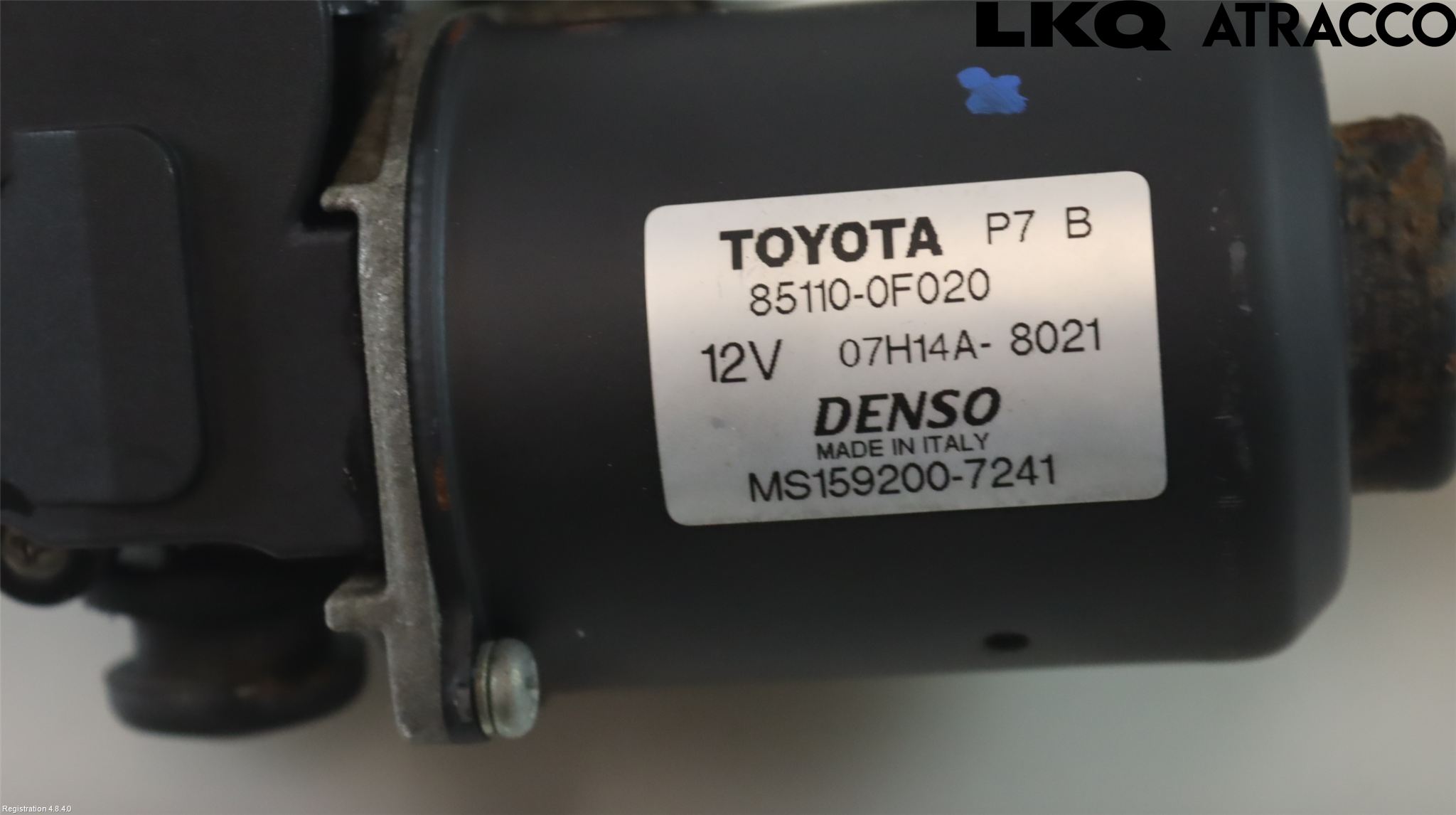 Toyota COROLLA VERSO 04-07 Torkarmekanism Vindruta