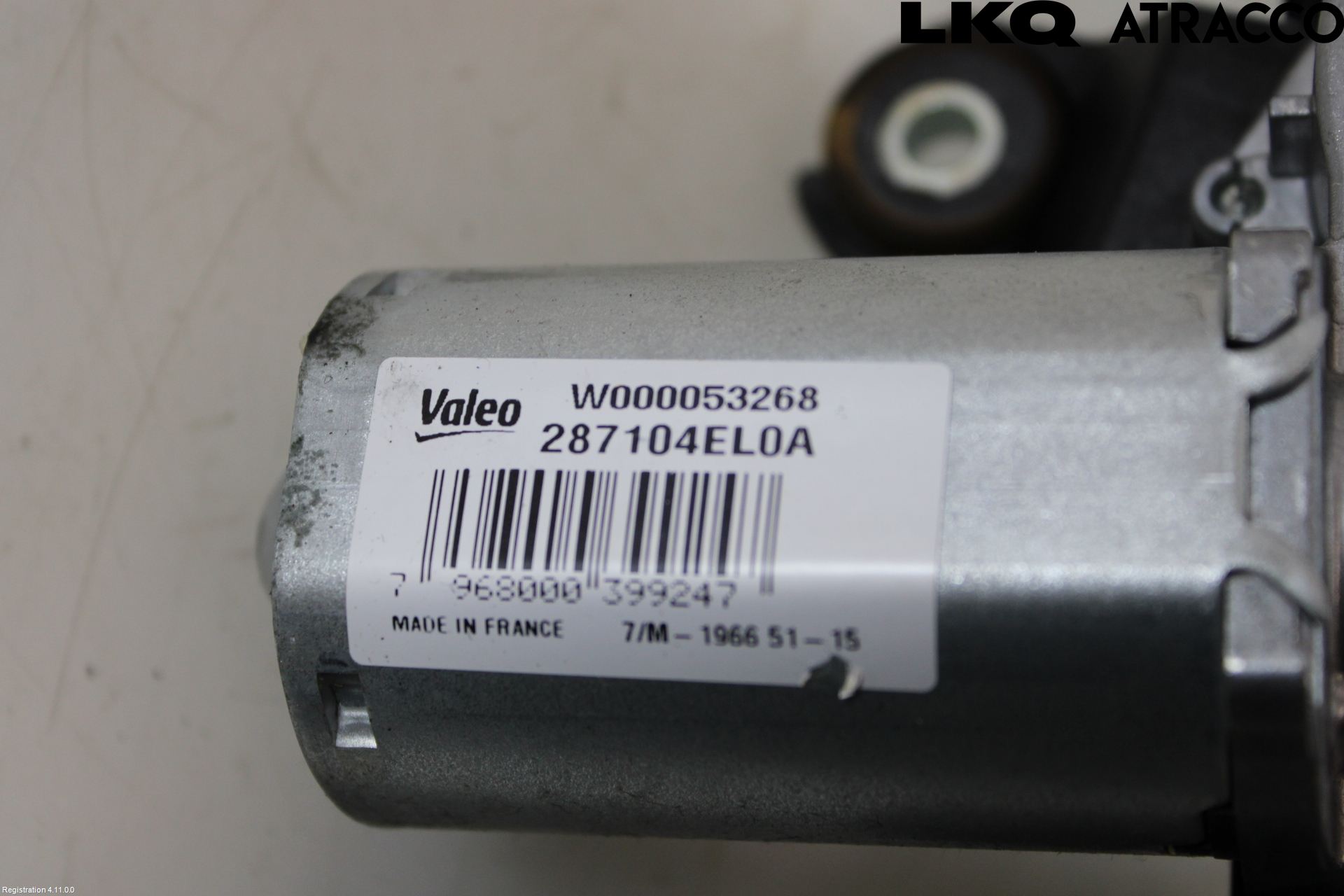 Nissan QASHQAI 14-17 Torkarmotor Baklucka