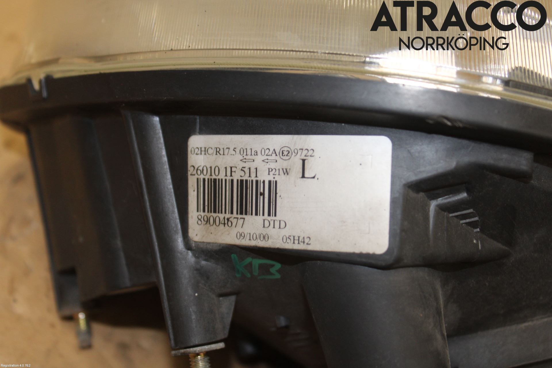 Nissan MICRA 99-02 Strålkastare Höger