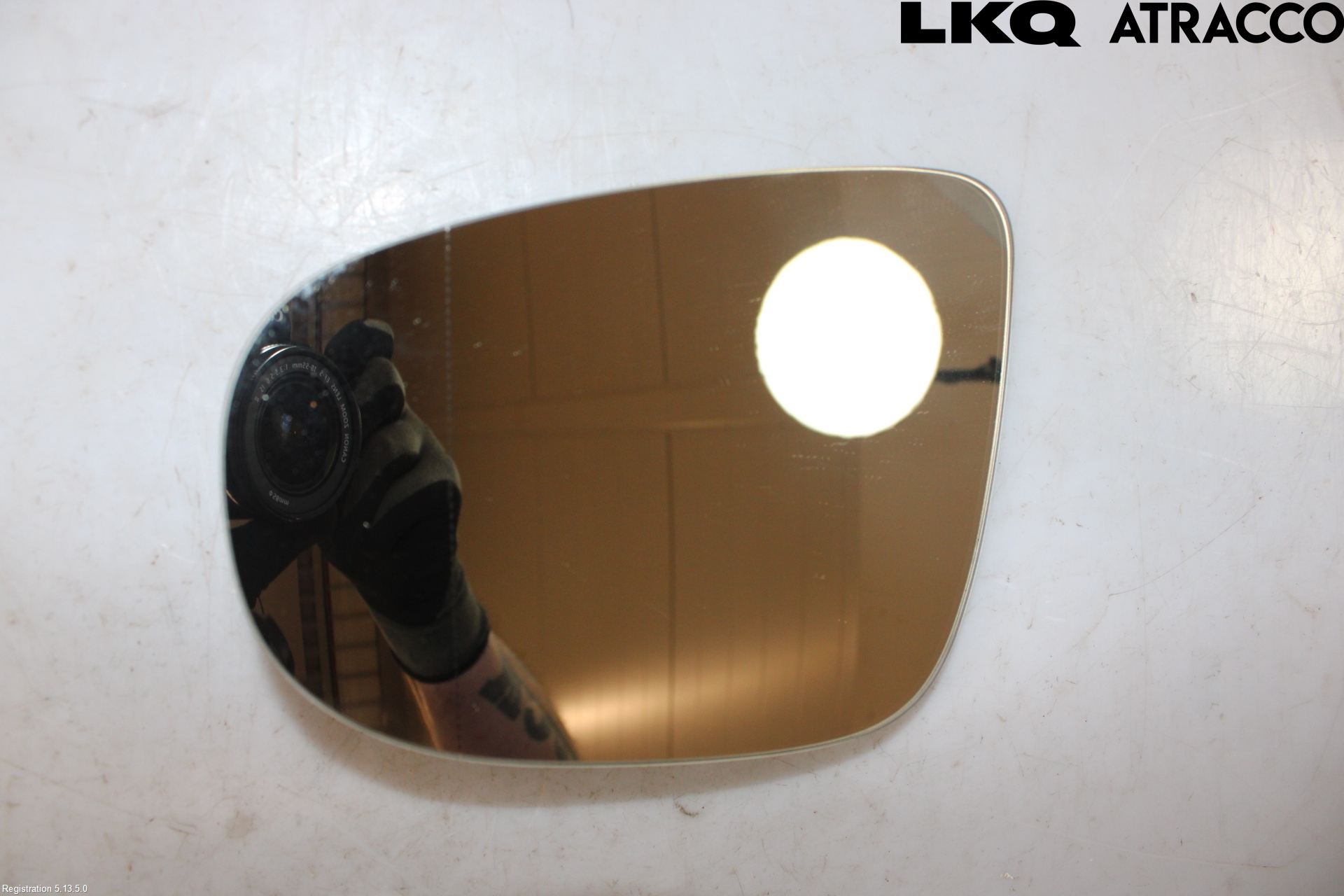 Volkswagen VW GOLF VI 09-13 Spegelglas Vä