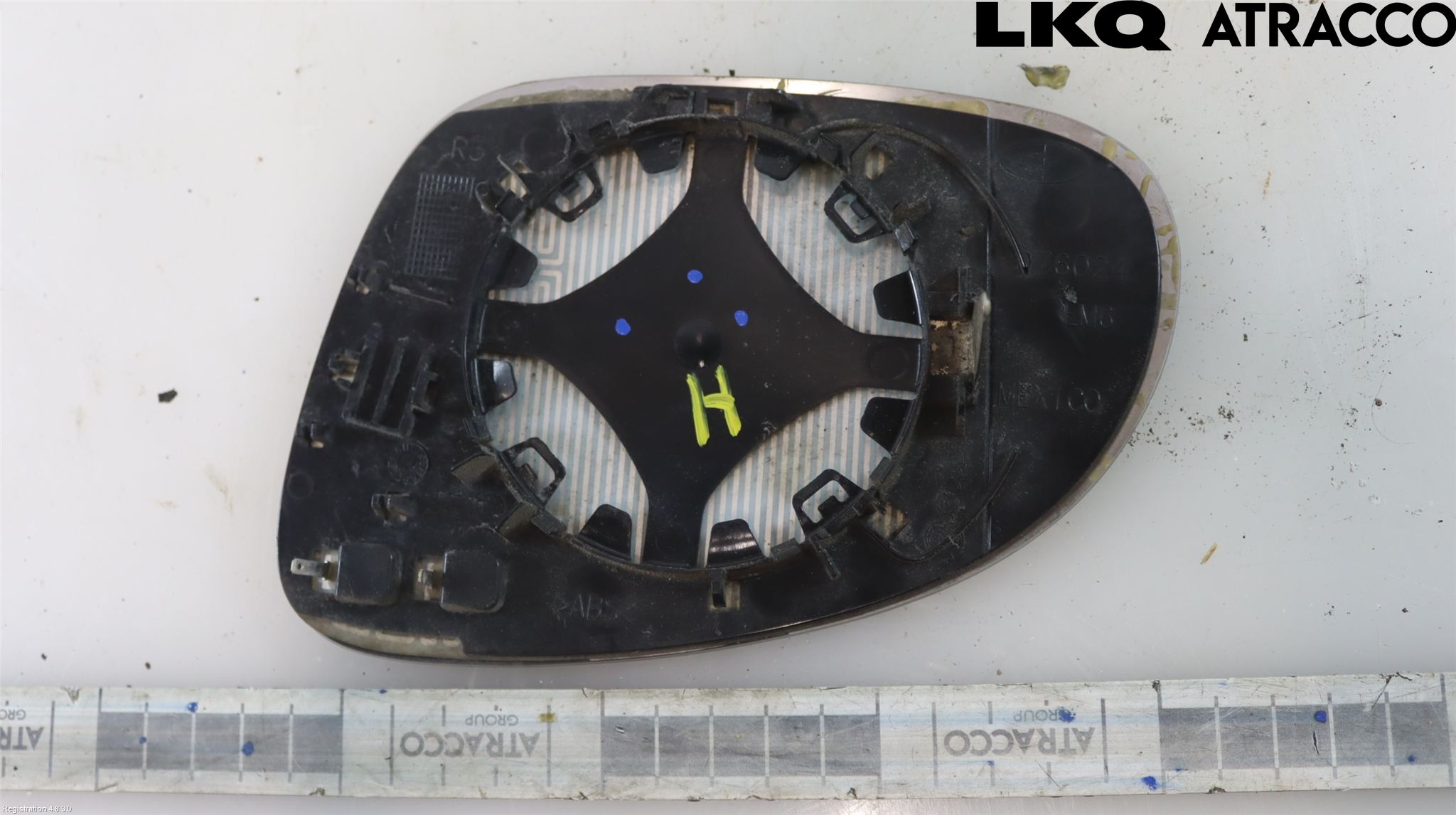 Volkswagen VW GOLF V 04-09 Spegelglas Hö