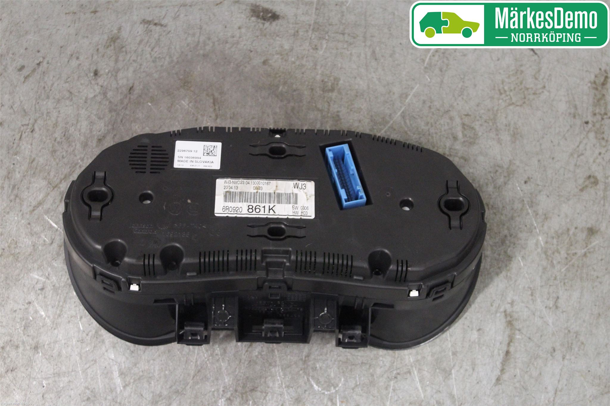 Volkswagen VW POLO 10-17 Instrument Komb