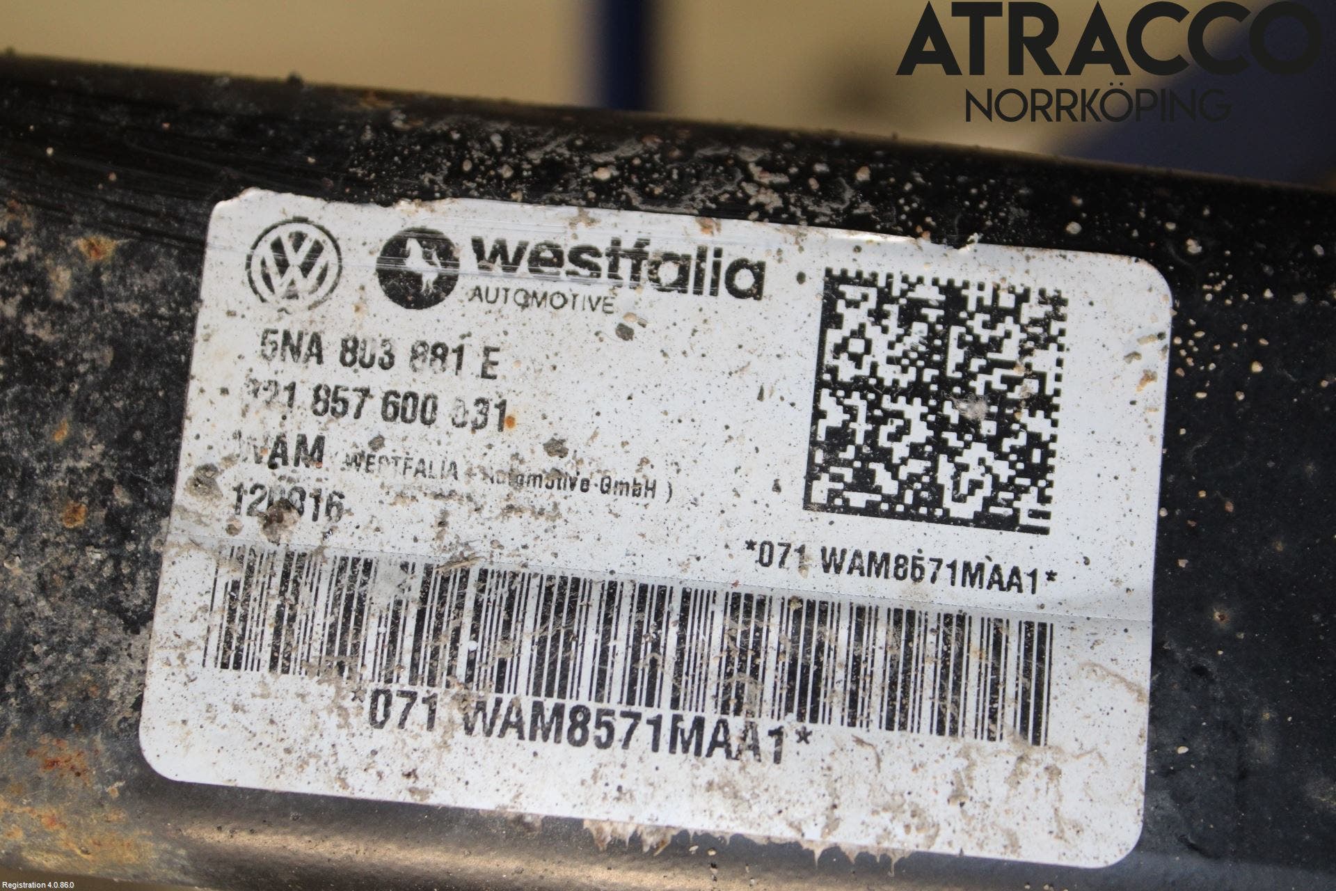 Volkswagen VW TIGUAN 16-24 Dragkrok