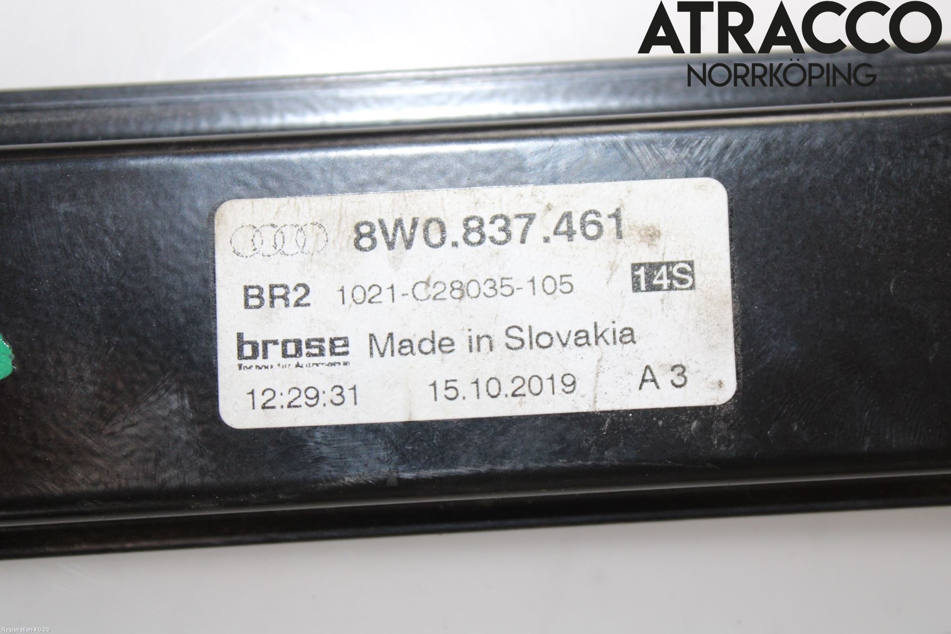 Audi A4/S4 B9 20- Fönsterhiss El Kompl