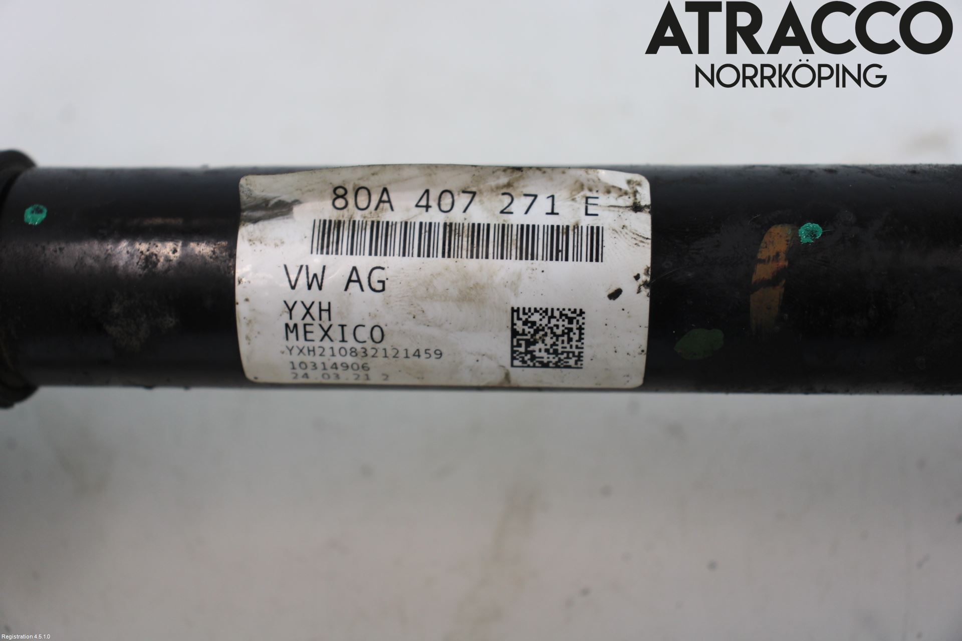 Audi Q5/SQ5 17- Drivaxel Fram Vänster