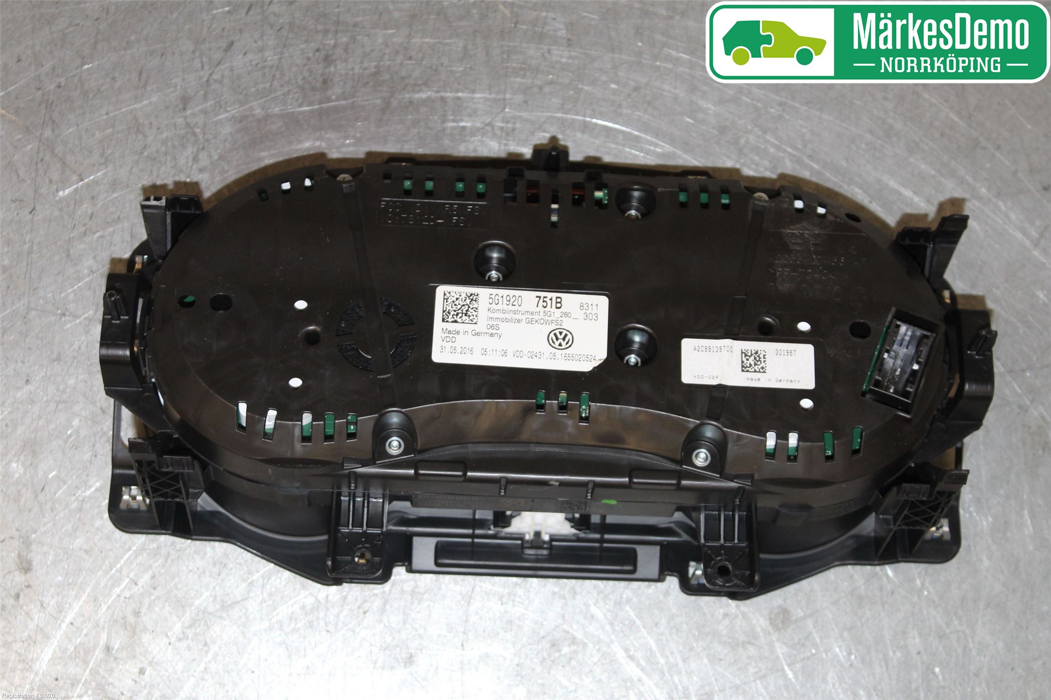 Volkswagen VW GOLF / E-GOLF VII 13-20 Instrument Komb