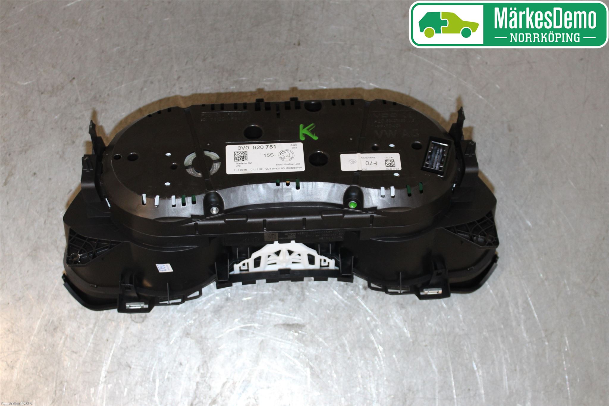 Skoda SUPERB 09-15 Instrument Komb